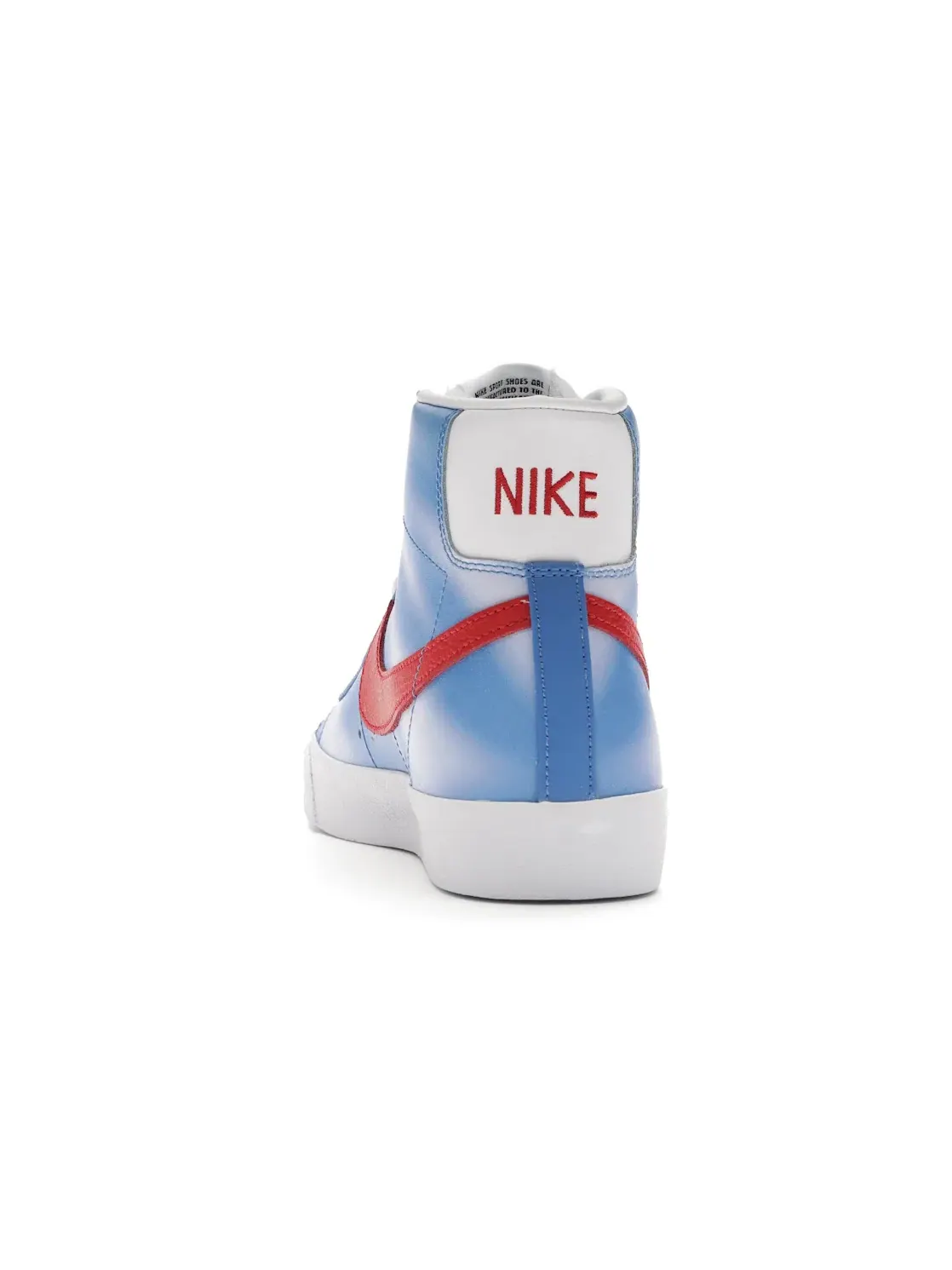 Мужские кроссовки высокие с винтажным дизайном Nike Blazer Mid 77 — изображение 4 из 4, синий/белый-красный