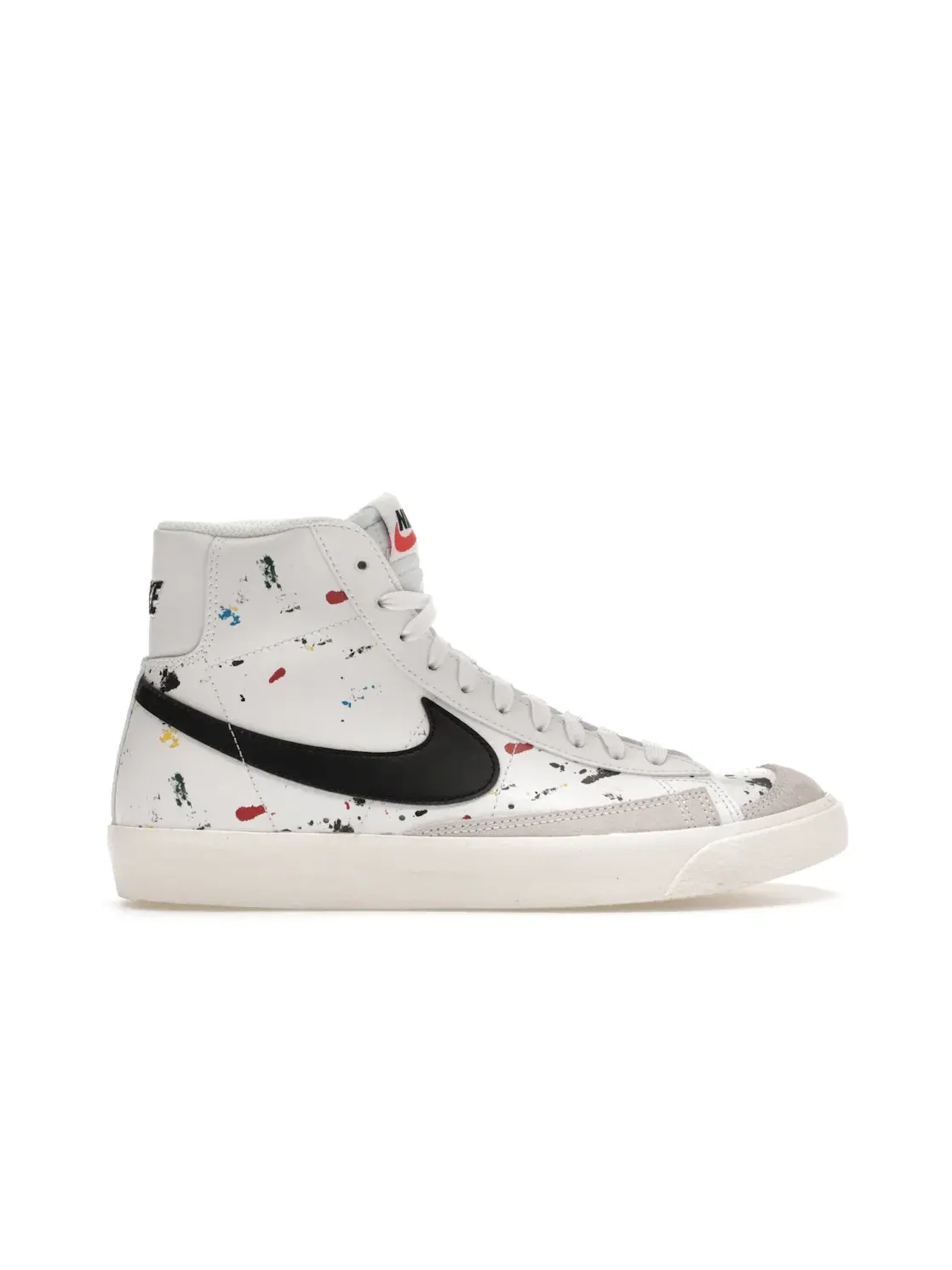 Детские кроссовки Lifestyle Nike Blazer Mid 77 — изображение 1 из 4, белый/белый//черный