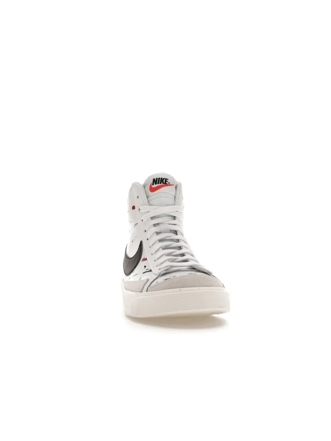 Детские кроссовки Lifestyle Nike Blazer Mid 77 — изображение 2 из 4, белый/белый//черный