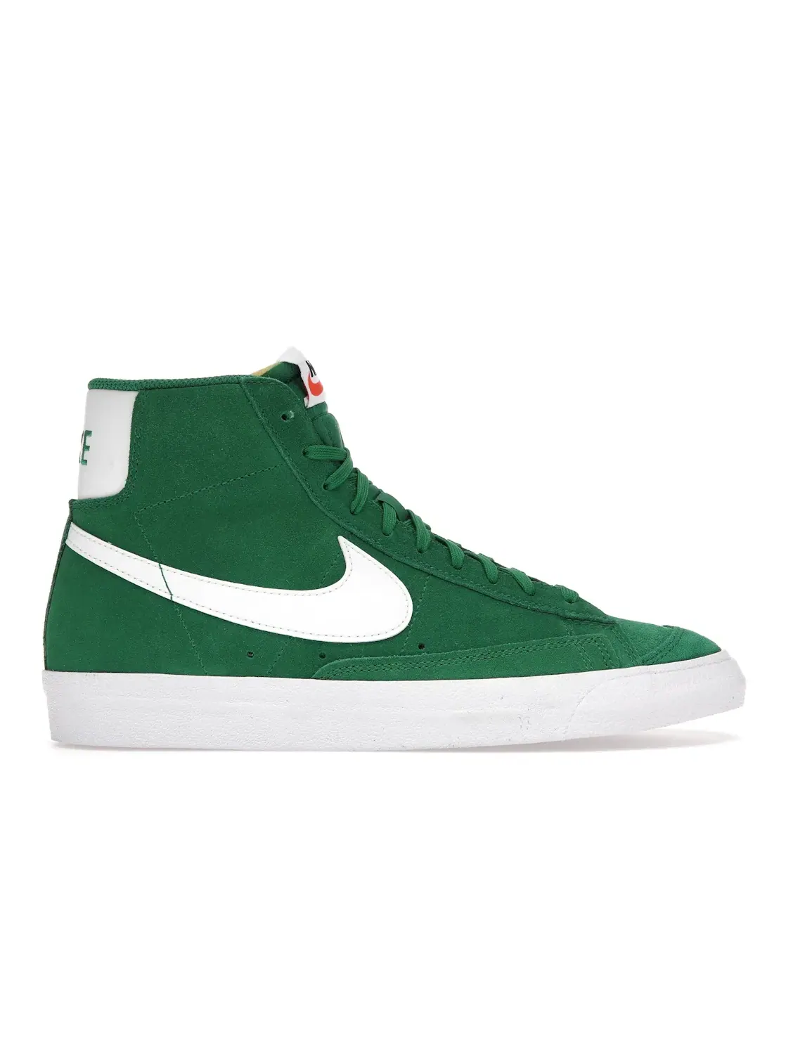 Мужские кроссовки с высоким верхом Nike Blazer Mid 77 — изображение 1 из 4, зеленый/зеленый/белый