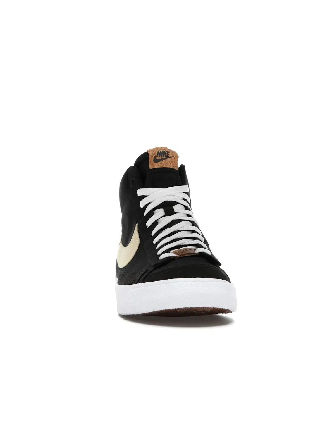 Мужские кроссовки с принтом Nike Blazer Mid 77 — изображение 2 из 4, черный/-белый-черный