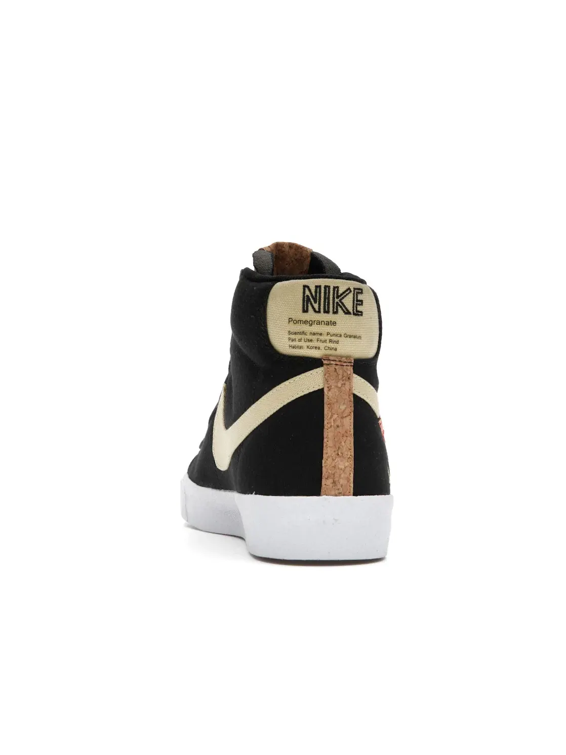 Мужские кроссовки с принтом Nike Blazer Mid 77 — изображение 4 из 4, черный/-белый-черный