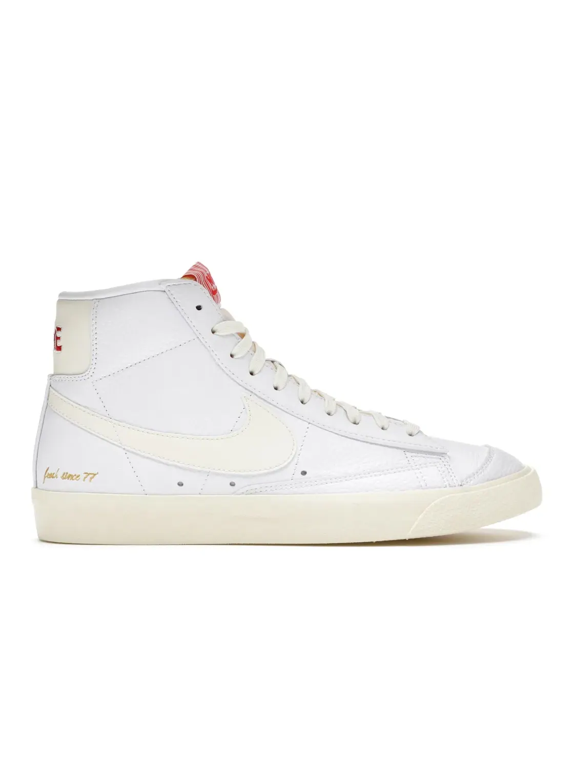 Мужские кроссовки с ретро-дизайном Nike Blazer Mid 77 Vintage, Popcorn Nike — изображение 1 из 4, белый