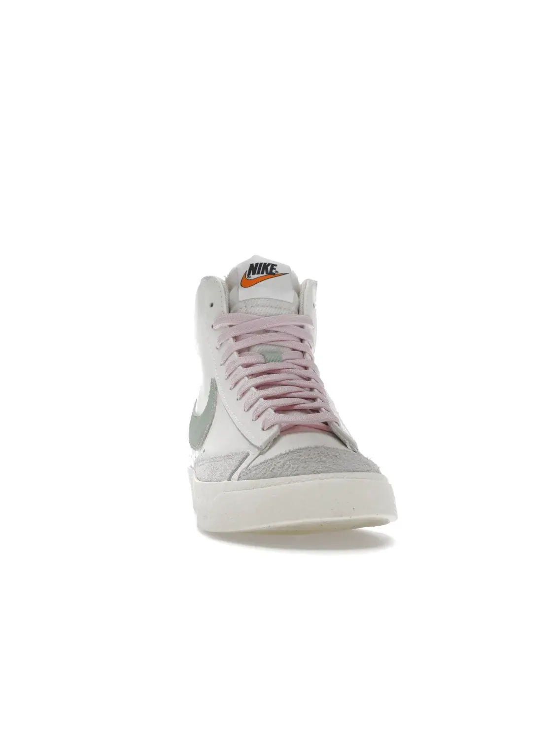 Мужские кроссовки с замшевыми вставками Nike Blazer Mid 77 Premium — изображение 2 из 4, зеленый--черный
