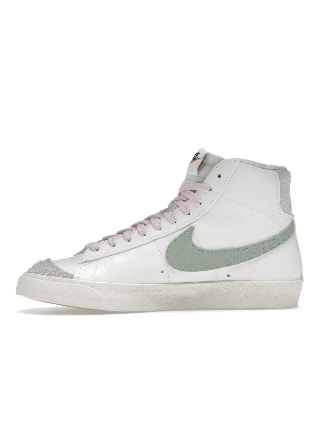 Мужские кроссовки с замшевыми вставками Nike Blazer Mid 77 Premium — изображение 3 из 4, зеленый--черный