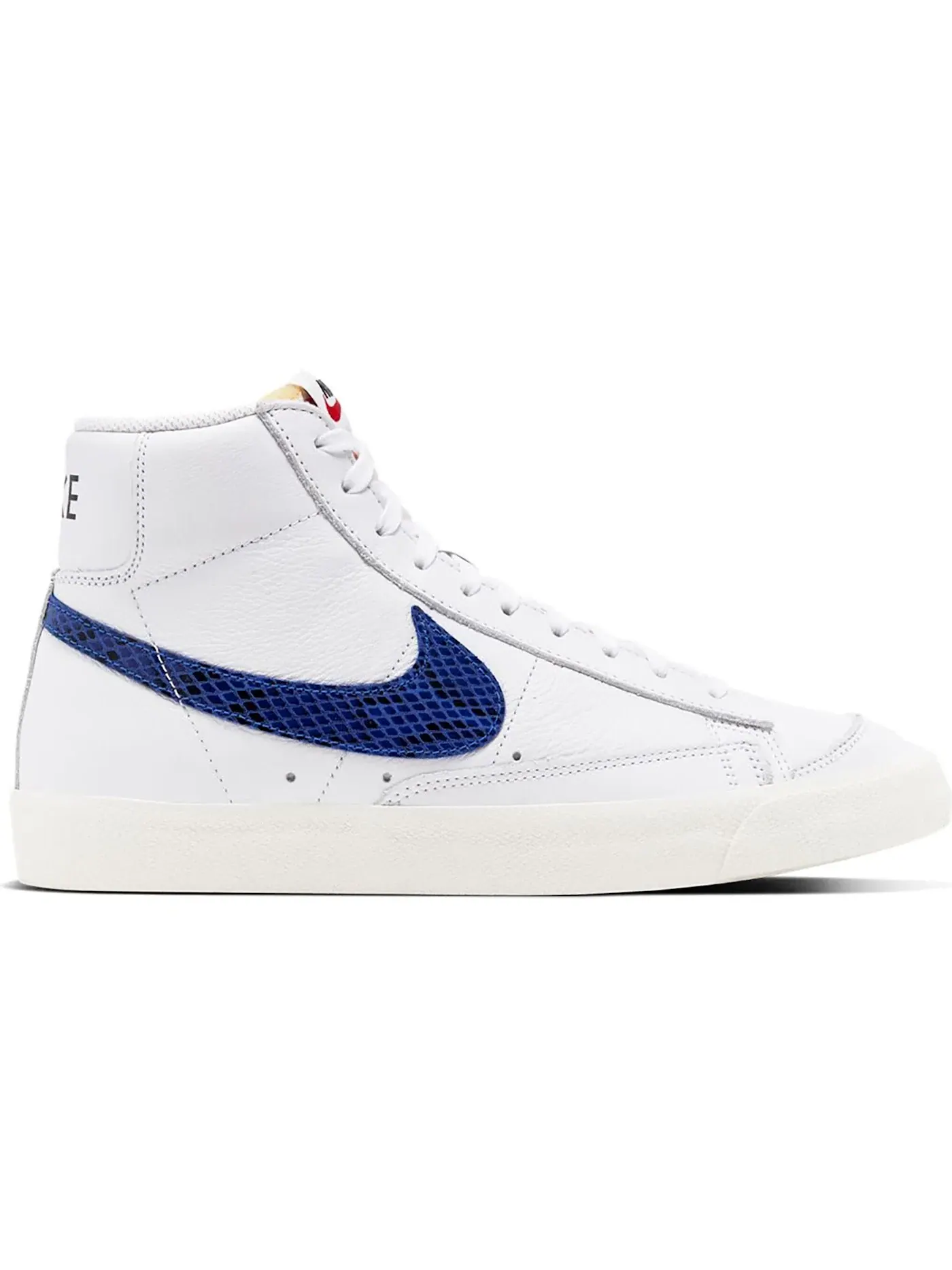 Мужские кроссовки с высоким верхом Nike Blazer Mid 77 Nike — изображение 1 из 1, белый/синий//красный