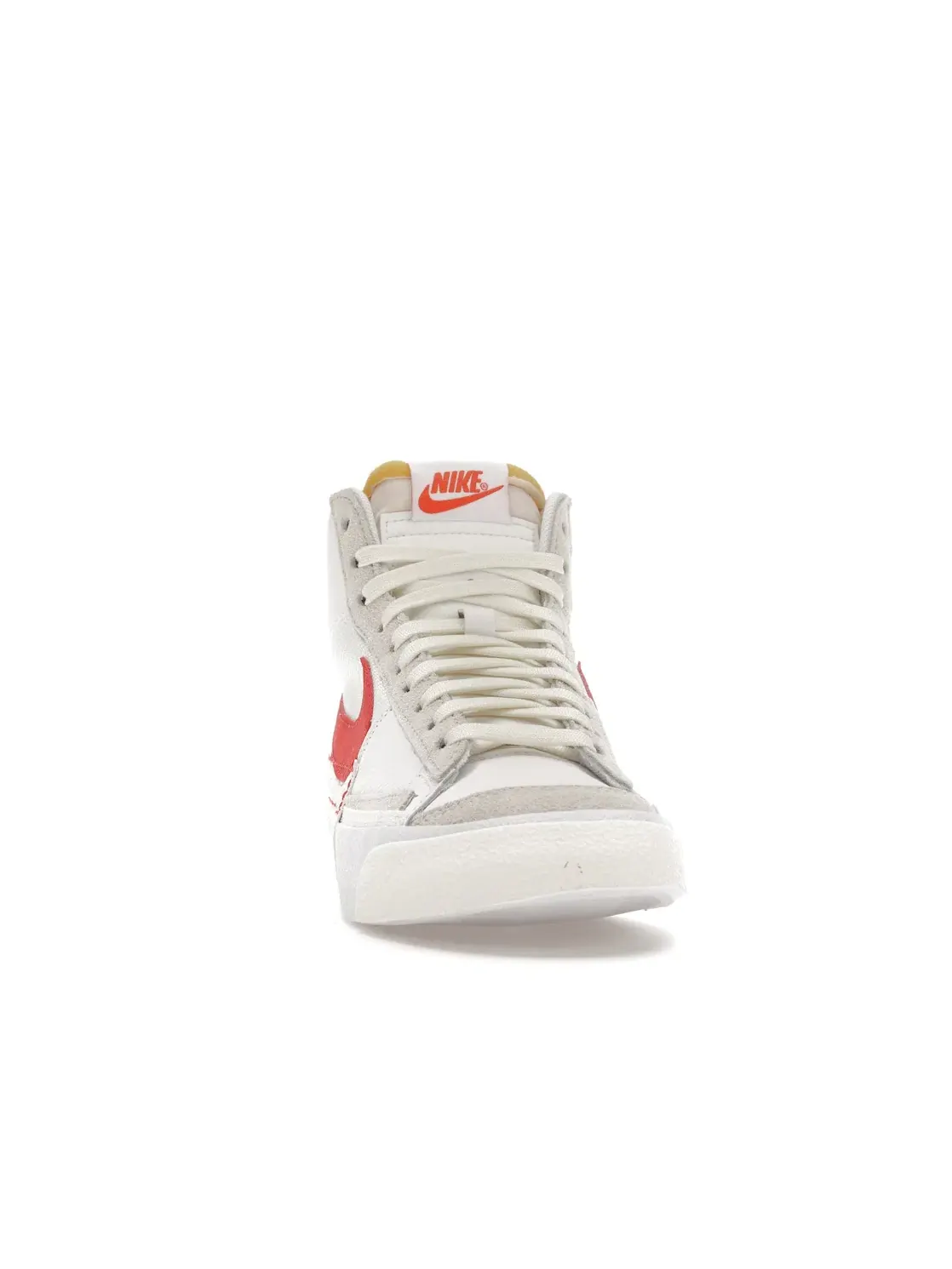 Мужские кроссовки ретро-стиль Nike Blazer Mid 77 — изображение 2 из 4, белый/белый//красный