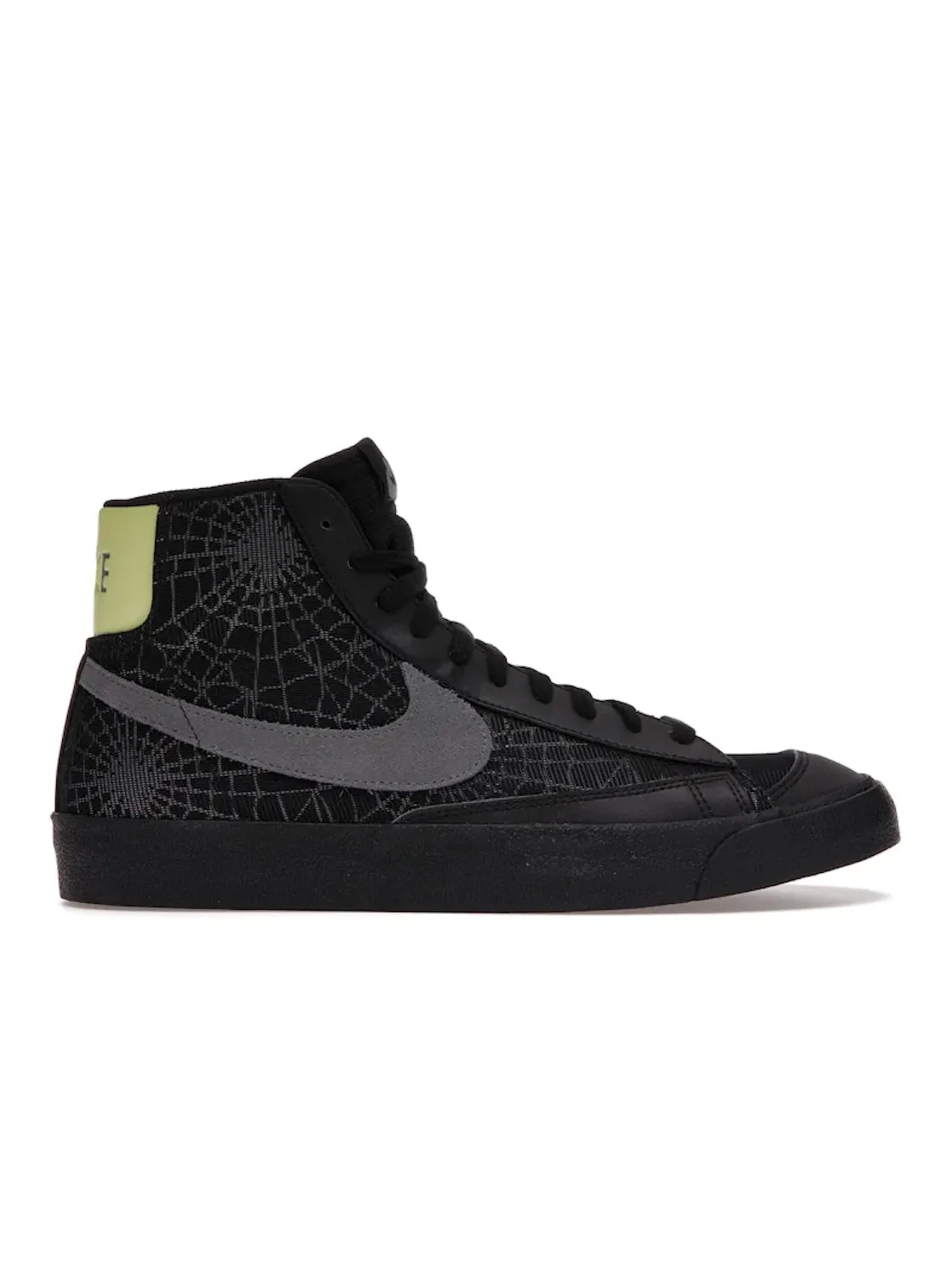 Мужские кроссовки с принтом Nike Blazer Mid 77 Nike — изображение 1 из 4, черный/серый