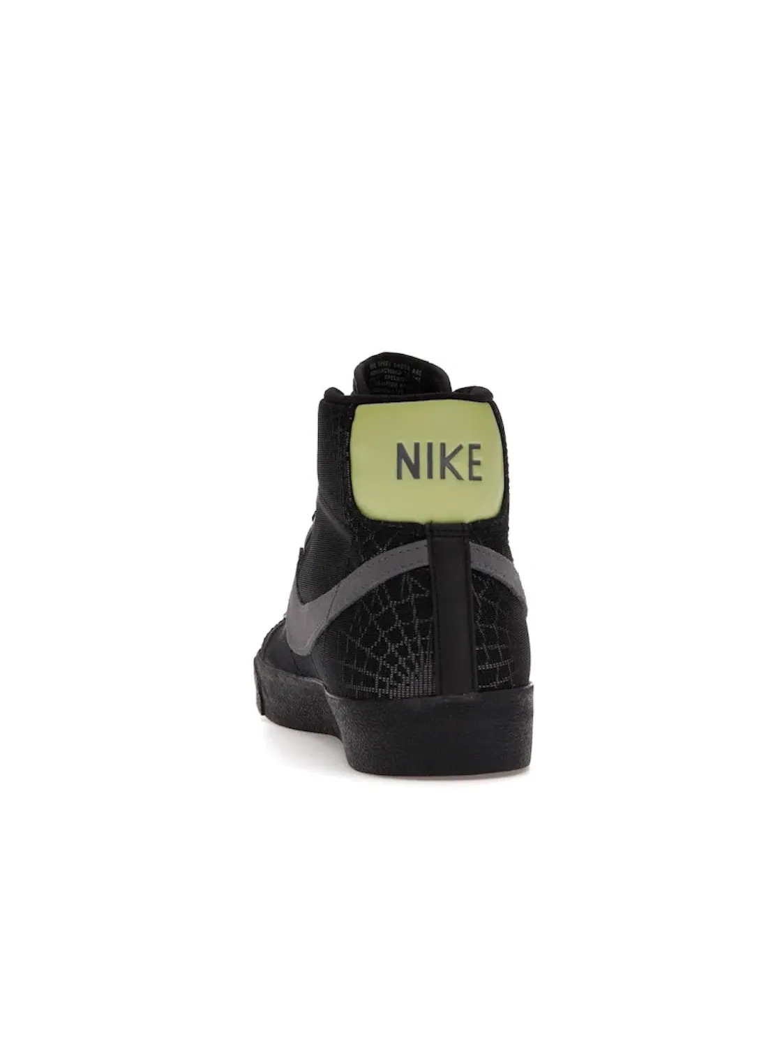 Мужские кроссовки с принтом Nike Blazer Mid 77 Nike — изображение 4 из 4, черный/серый