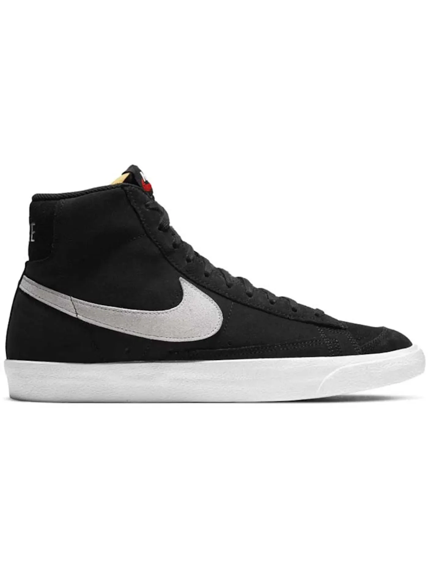 Мужские кроссовки с замшевым верхом Nike Blazer Mid 77 — изображение 1 из 1, черный
