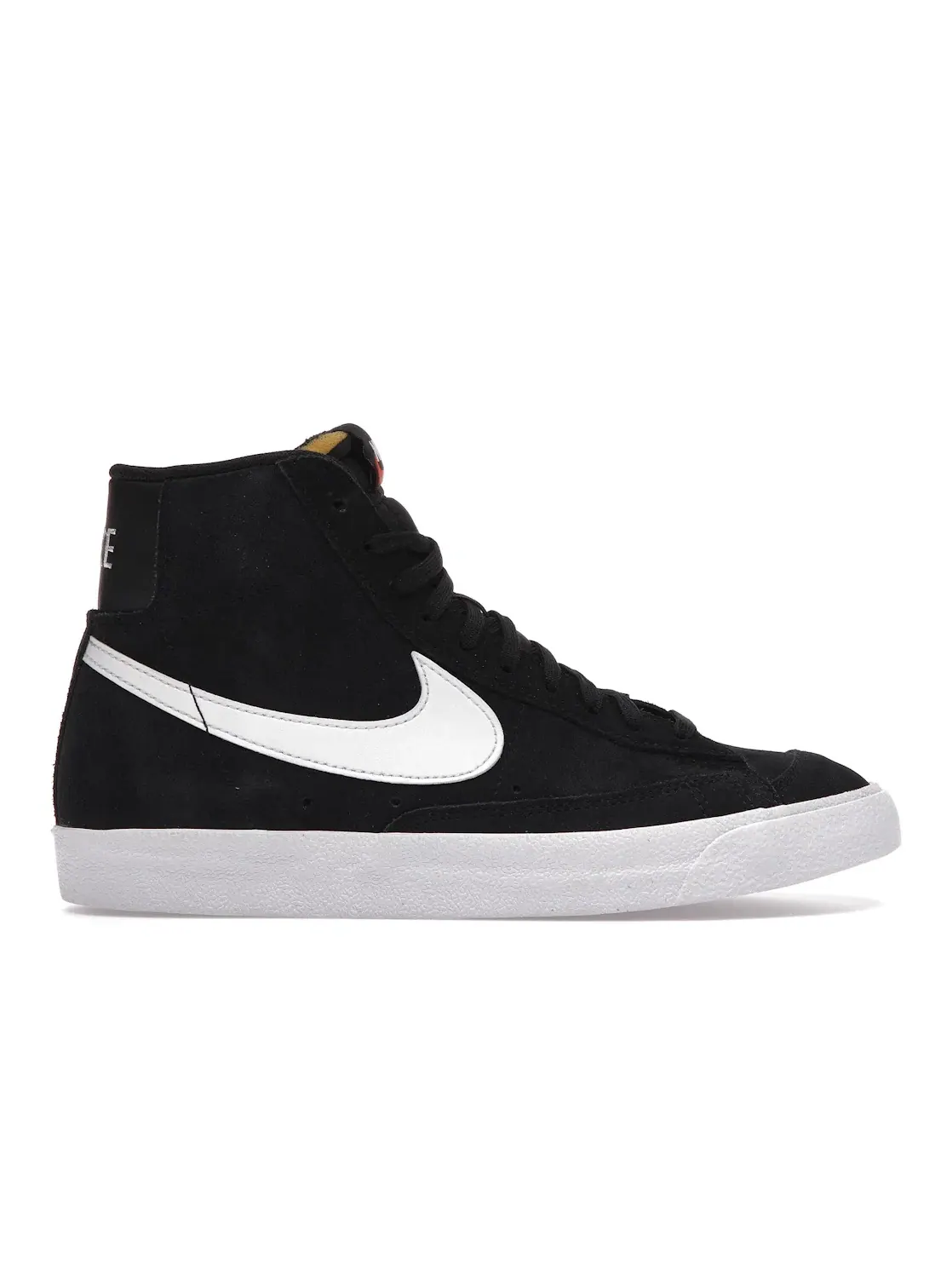 Мужские кроссовки из замши Nike Blazer Mid 77 Suede Nike — изображение 1 из 4, черный/черный/белый