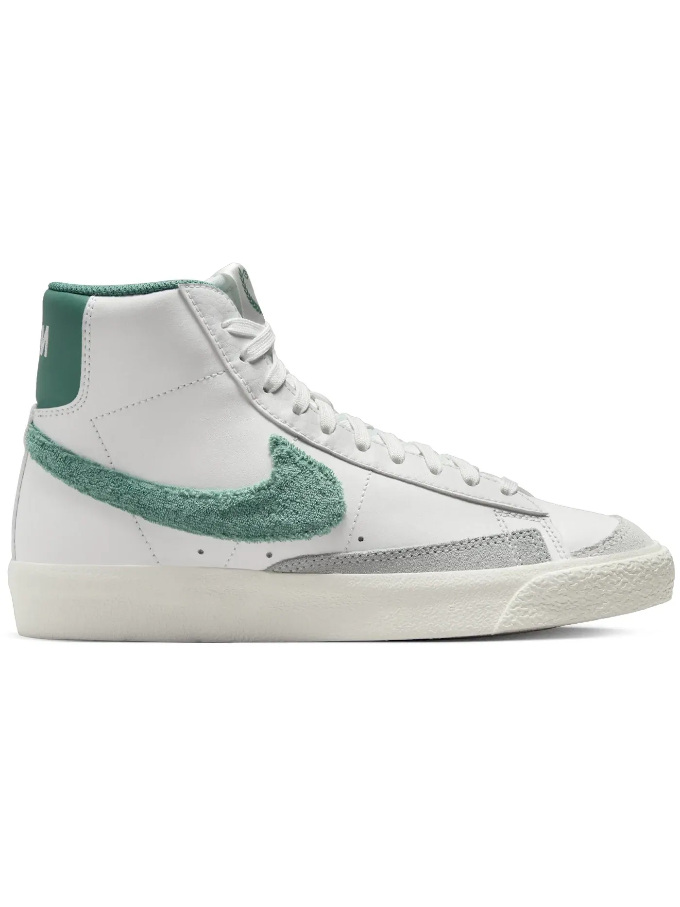 Детские кроссовки с ретро-дизайном Nike Blazer Mid '77 Nike — изображение 1 из 1, белый//светлый