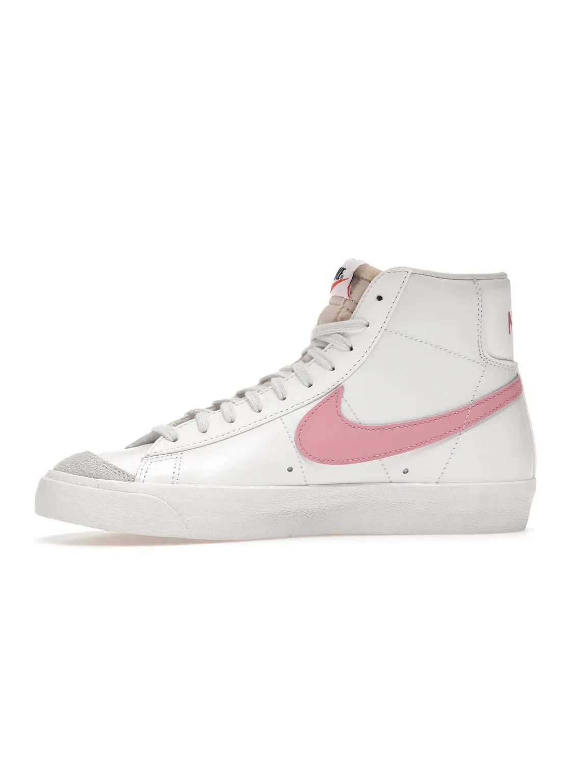 Женские кроссовки с кожаным верхом Nike Blazer Mid 77 — изображение 3 из 4, белый/-черный