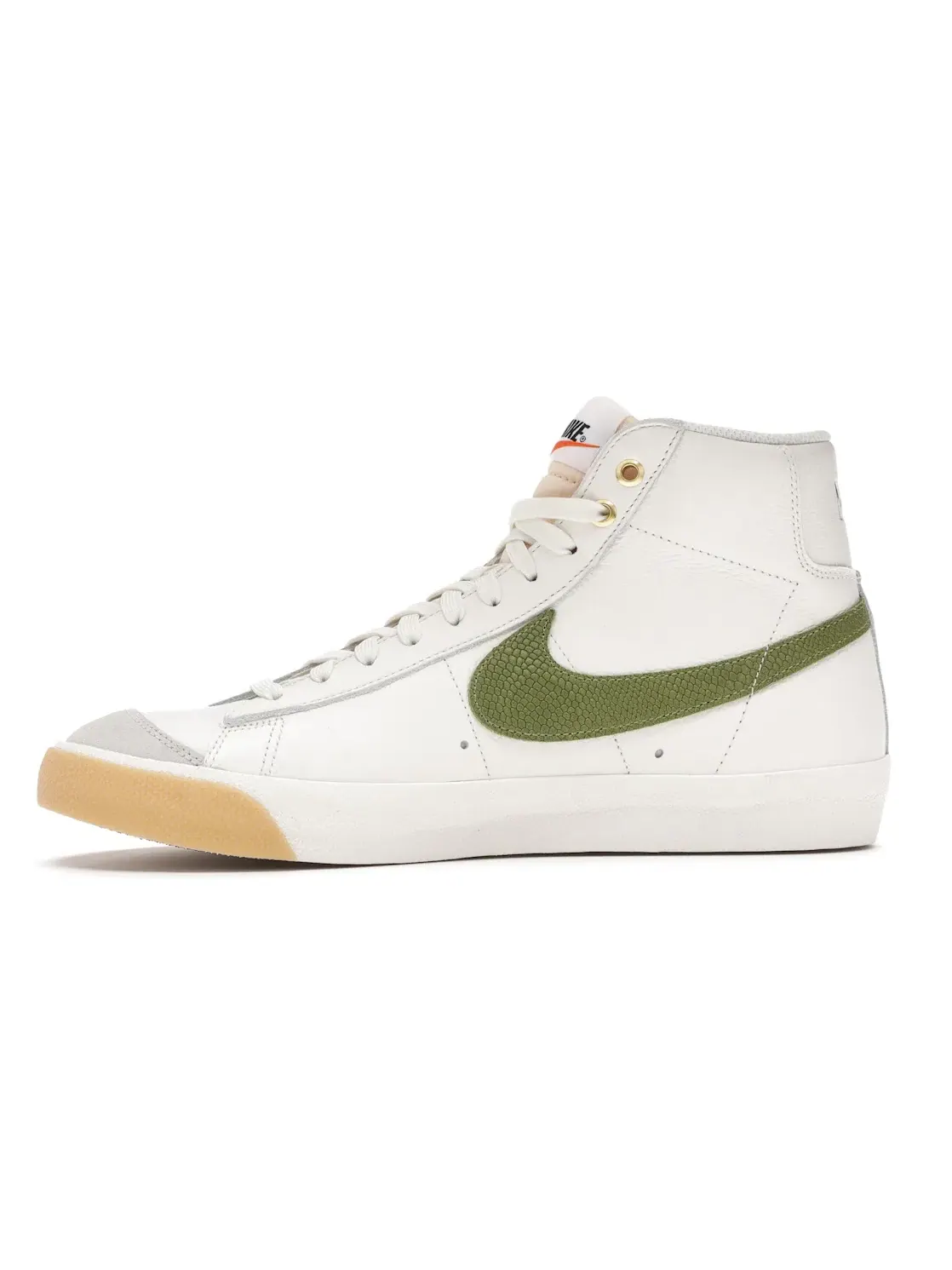 Мужские кроссовки с принтом Nike Blazer Mid 77 Vintage — изображение 3 из 4, зеленый-белый
