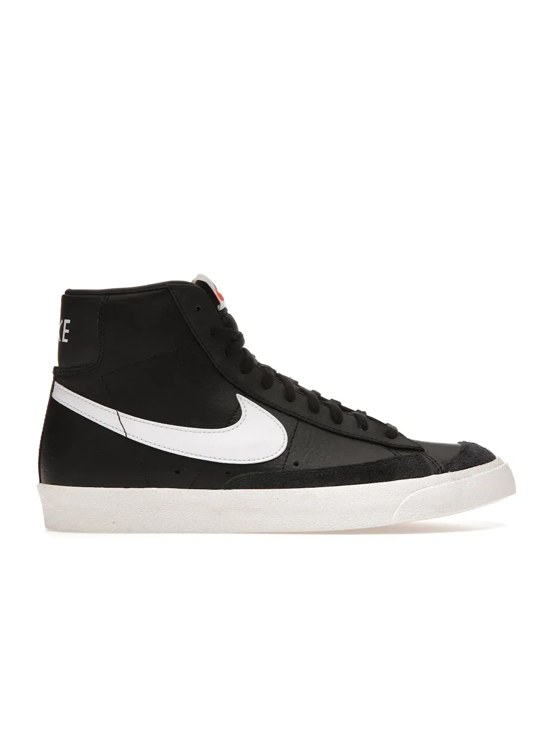 Мужские кроссовки Lifestyle с кожаным верхом Nike Blazer Mid 77 Vintage — изображение 1 из 4, черный