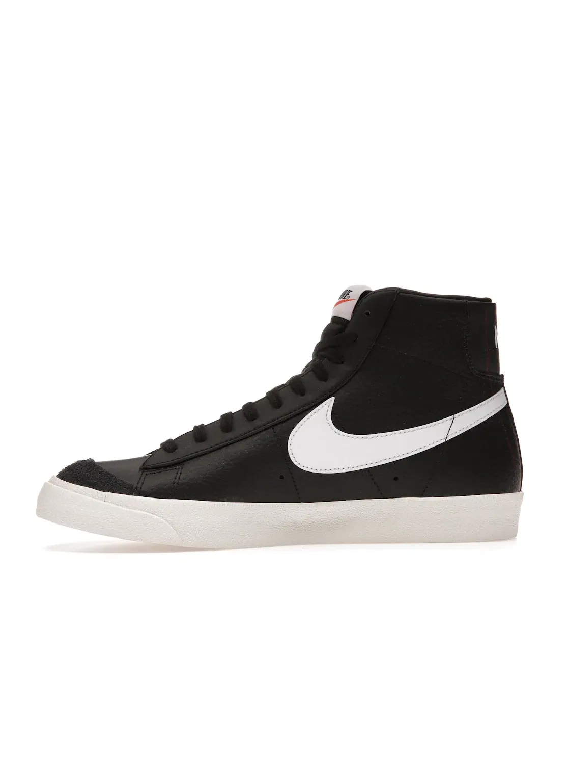 Мужские кроссовки Lifestyle с кожаным верхом Nike Blazer Mid 77 Vintage — изображение 3 из 4, черный