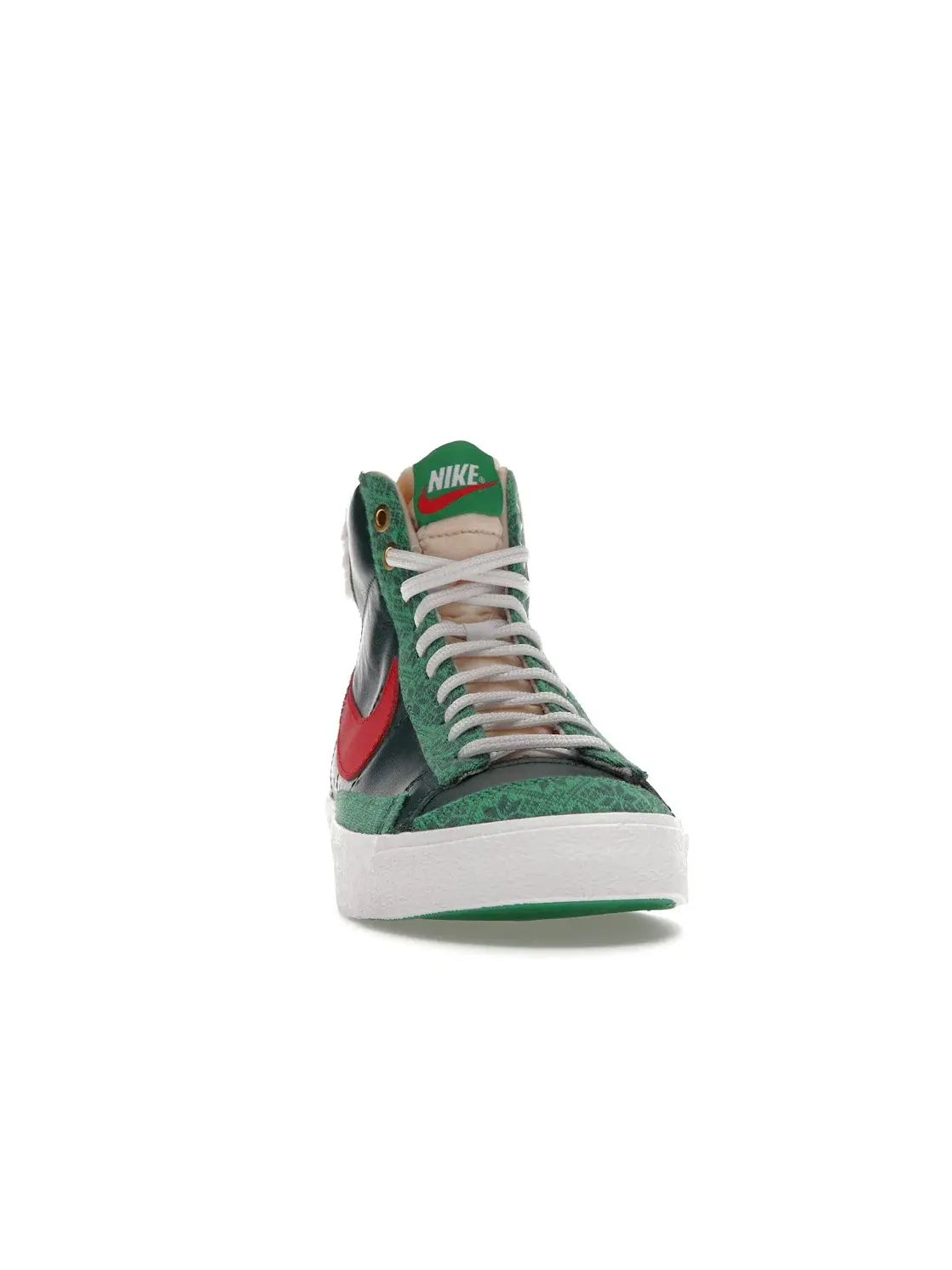 Мужские кроссовки Lifestyle с меховой вставкой Nike Blazer Mid 77 — изображение 2 из 4, темный/красный