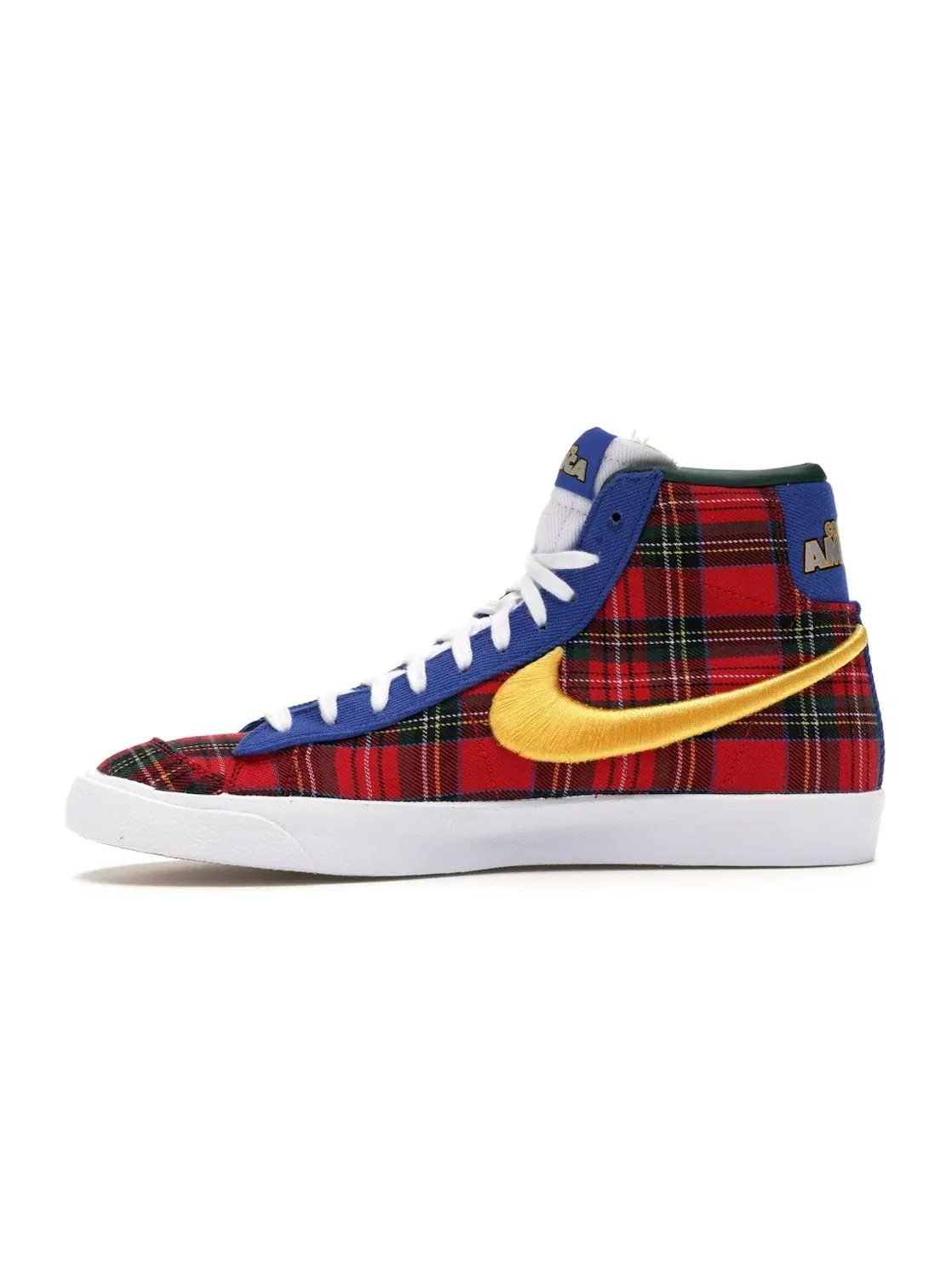 Мужские кроссовки Lifestyle с принтом Nike Blazer Mid 77 Vintage — изображение 3 из 4, красный/желтый--зеленый