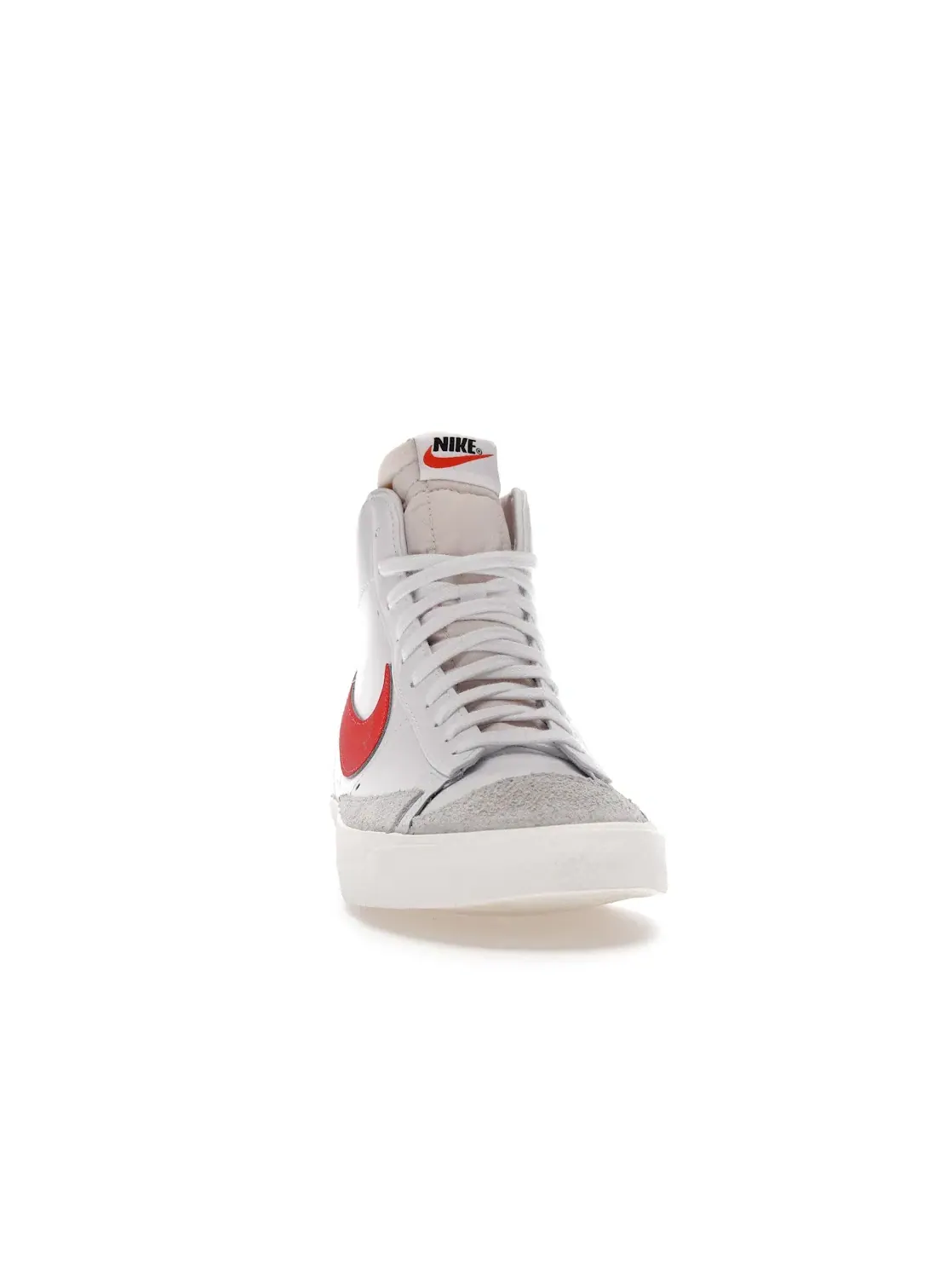 Женские кроссовки с высоким верхом Nike Blazer Mid 77 Vintage — изображение 2 из 4, белый/красный