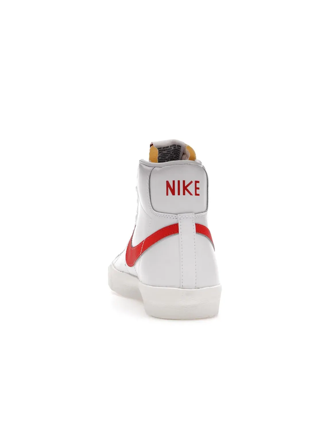 Женские кроссовки с высоким верхом Nike Blazer Mid 77 Vintage — изображение 4 из 4, белый/красный