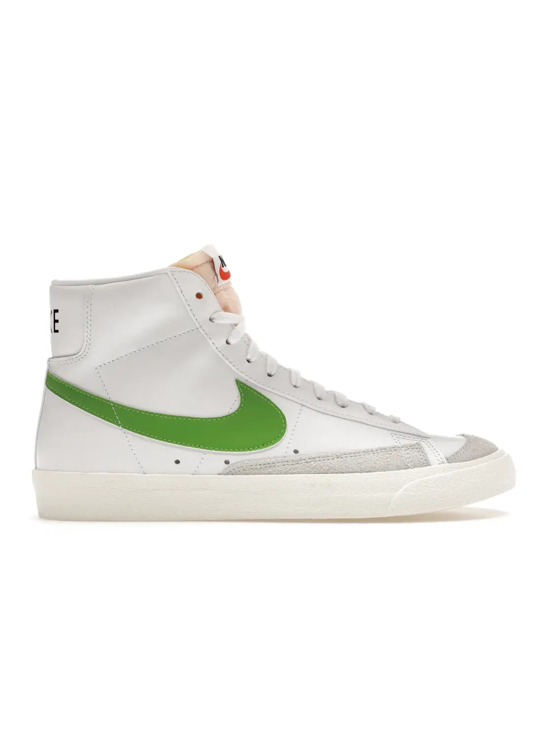 Мужские кроссовки с несочетающимися свушами Nike Blazer Mid 77 Nike — изображение 1 из 4, белый/черный
