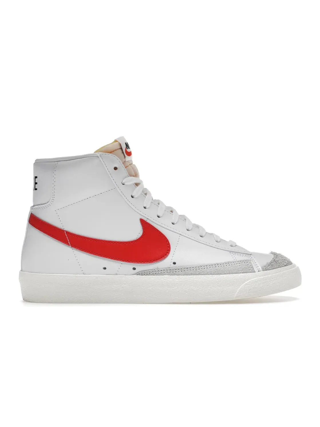 Мужские кроссовки с принтом Nike Blazer Mid 77 — изображение 1 из 4, белый/синий--красный