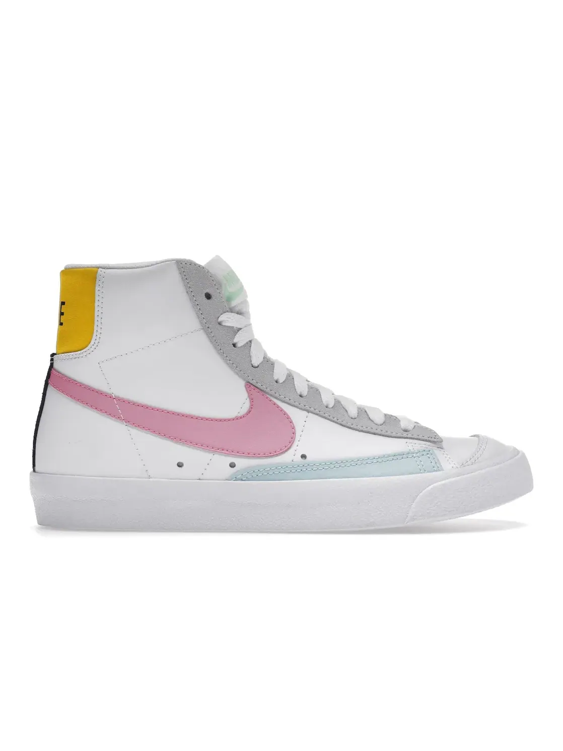Женские кроссовки Nike Blazer Mid 77 Vintage — изображение 1 из 4, белый/розовый/платиновый