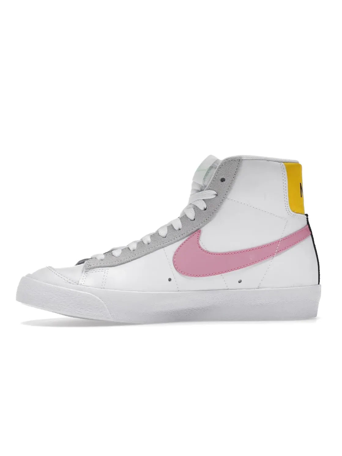 Женские кроссовки Nike Blazer Mid 77 Vintage — изображение 3 из 4, белый/розовый/платиновый