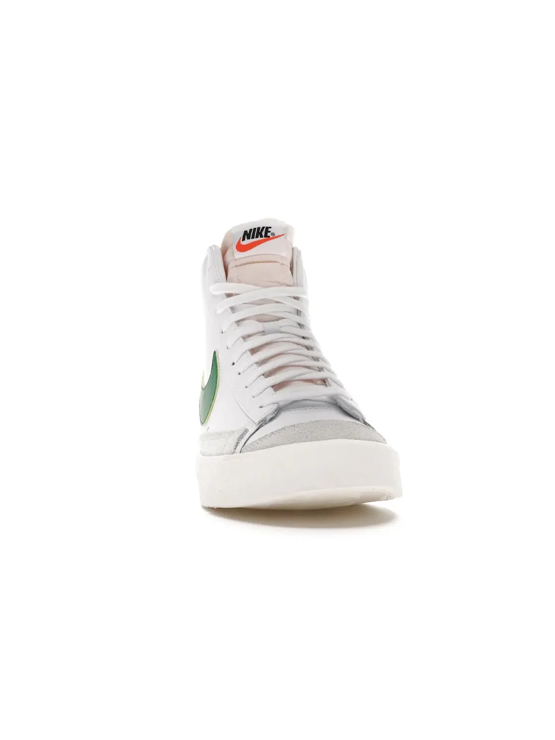 Мужские кроссовки с ретро-дизайном Nike Blazer Mid 77 Vintage Nike — изображение 2 из 4, белый зеленый
