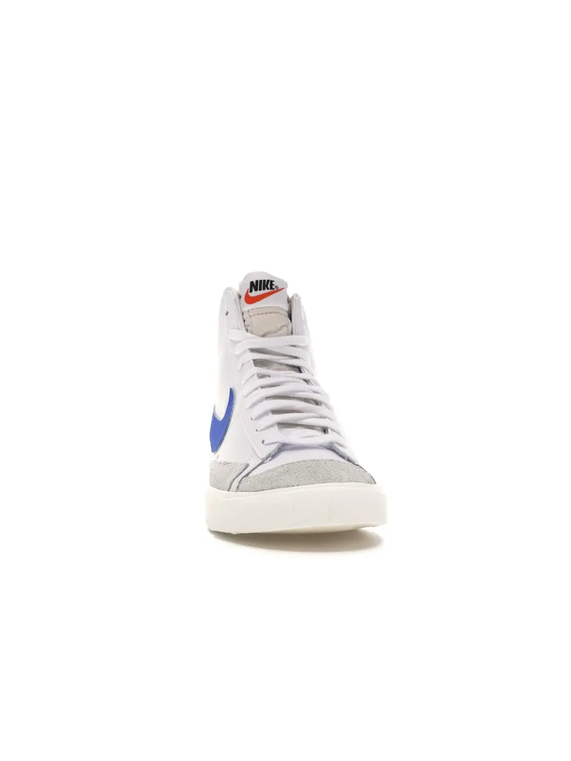 Мужские кроссовки с кожаным верхом Nike Blazer Mid 77 Vintage — изображение 2 из 4, белый/синий