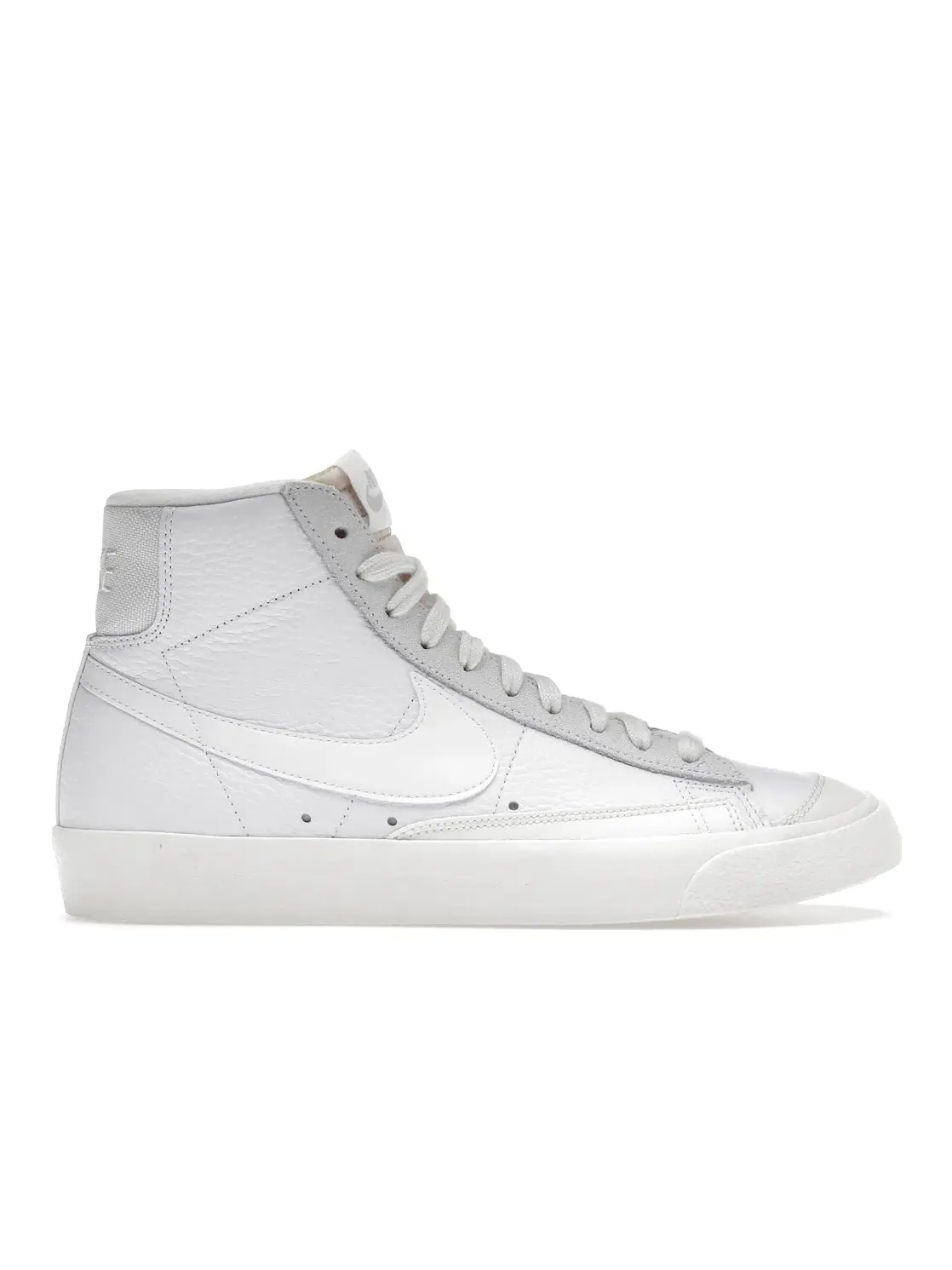Мужские кроссовки с высоким языком Nike Blazer Mid 77 Vintage Nike — изображение 1 из 4, белый/белый--платиновый