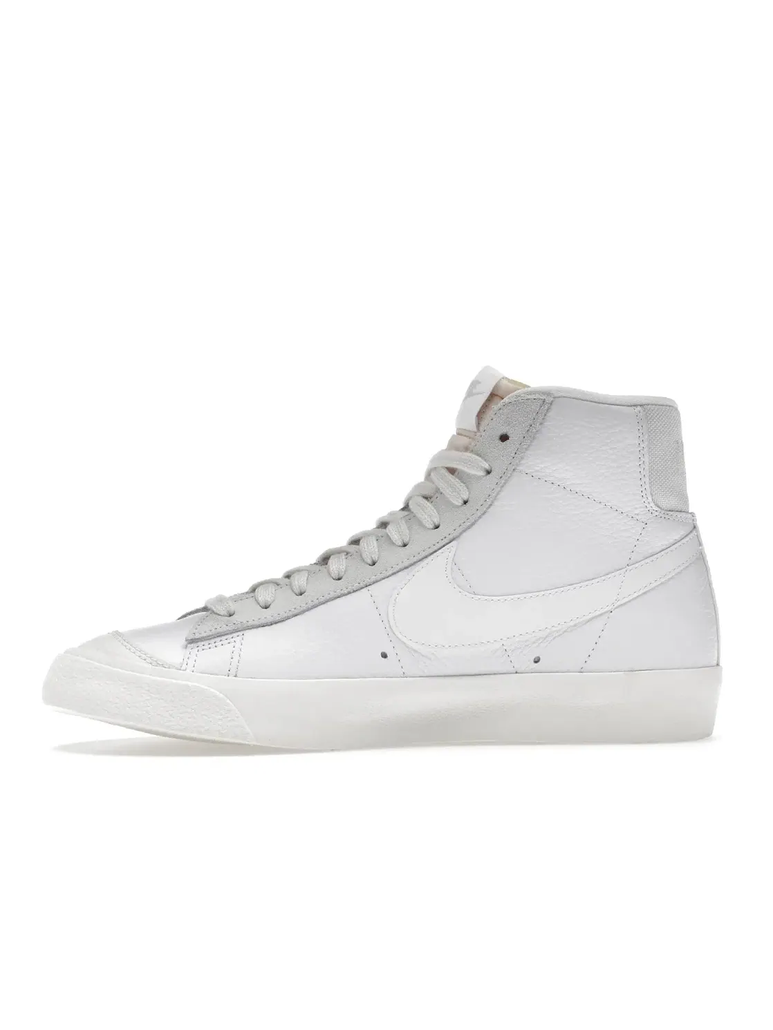 Мужские кроссовки с высоким языком Nike Blazer Mid 77 Vintage Nike — изображение 3 из 4, белый/белый--платиновый