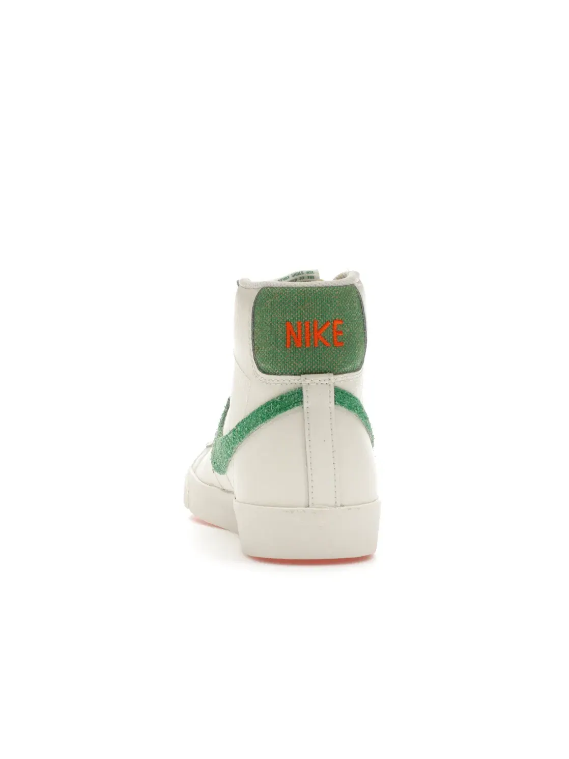 Мужские кроссовки с замшевыми вставками Nike Blazer Mid 77 Vintage — изображение 4 из 4, оранжевый/черный/зеленый