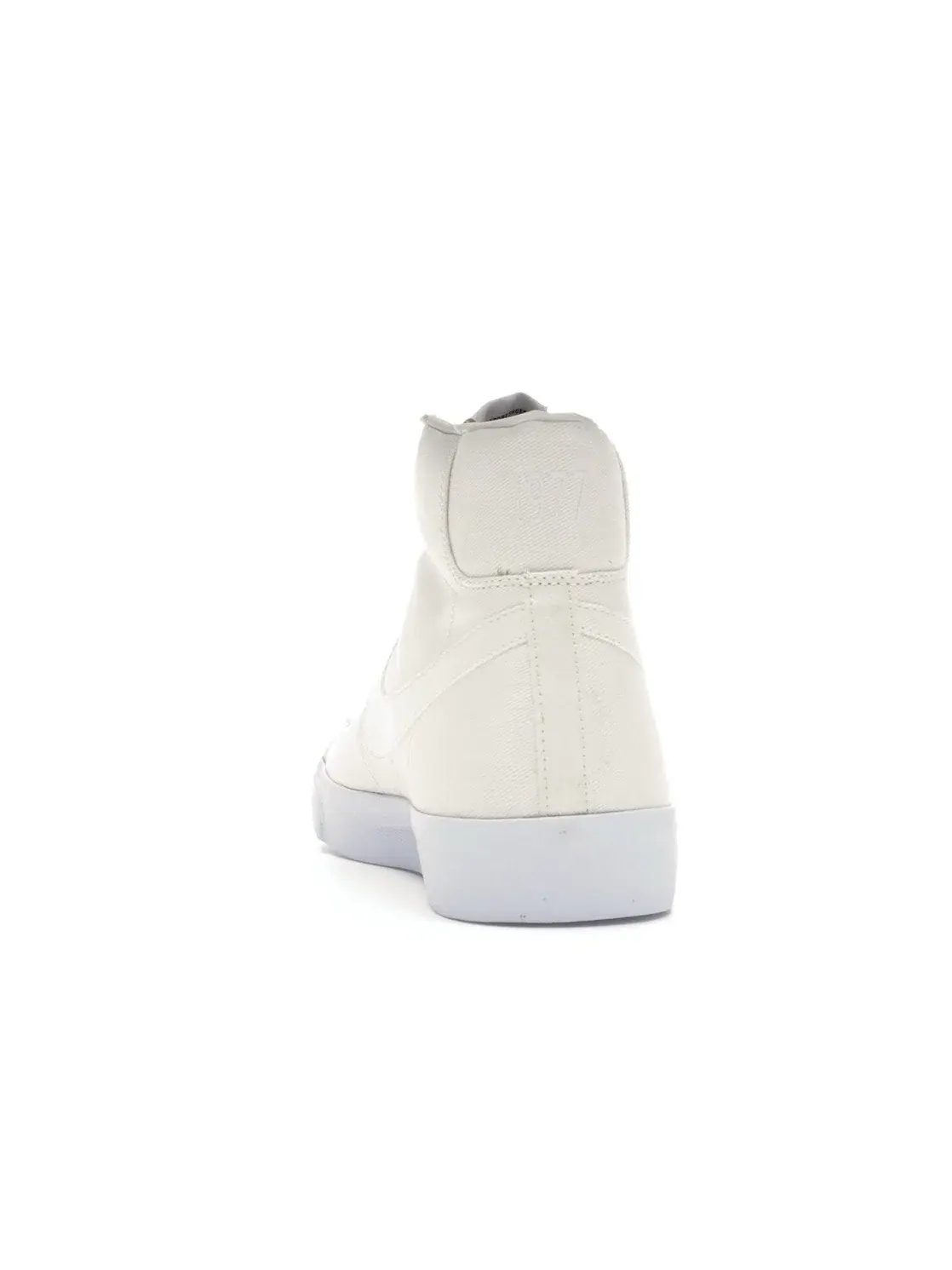 Мужские кроссовки высокие с состаренным дизайном Nike Blazer Mid 77 Vintage — изображение 4 из 4, белый