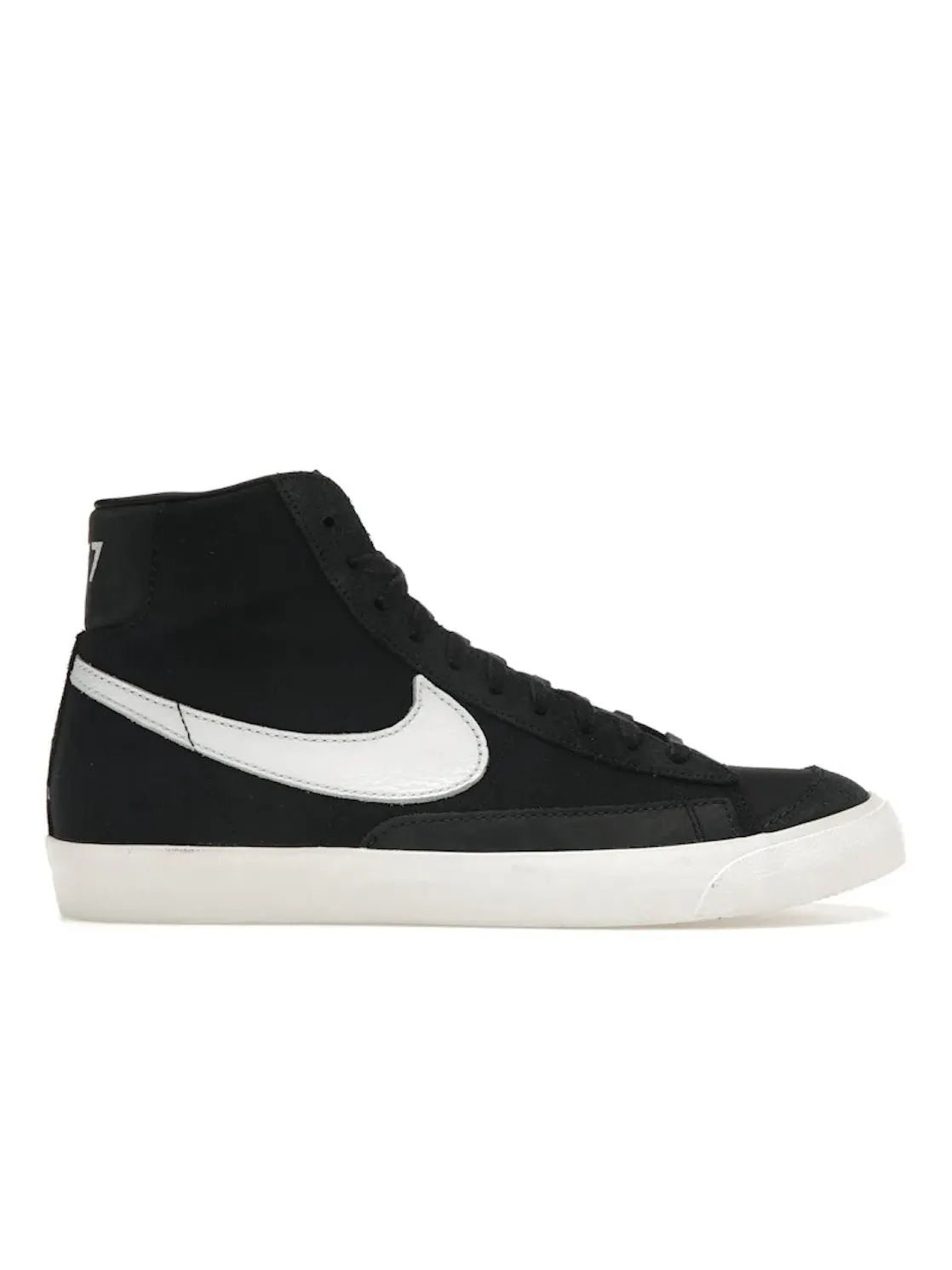 Мужские кроссовки с кожаным верхом Nike Blazer Mid 77 Vintage — изображение 1 из 4, черный/белый
