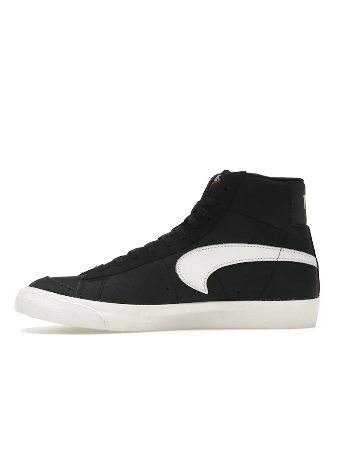 Мужские кроссовки с кожаным верхом Nike Blazer Mid 77 Vintage — изображение 3 из 4, черный/белый