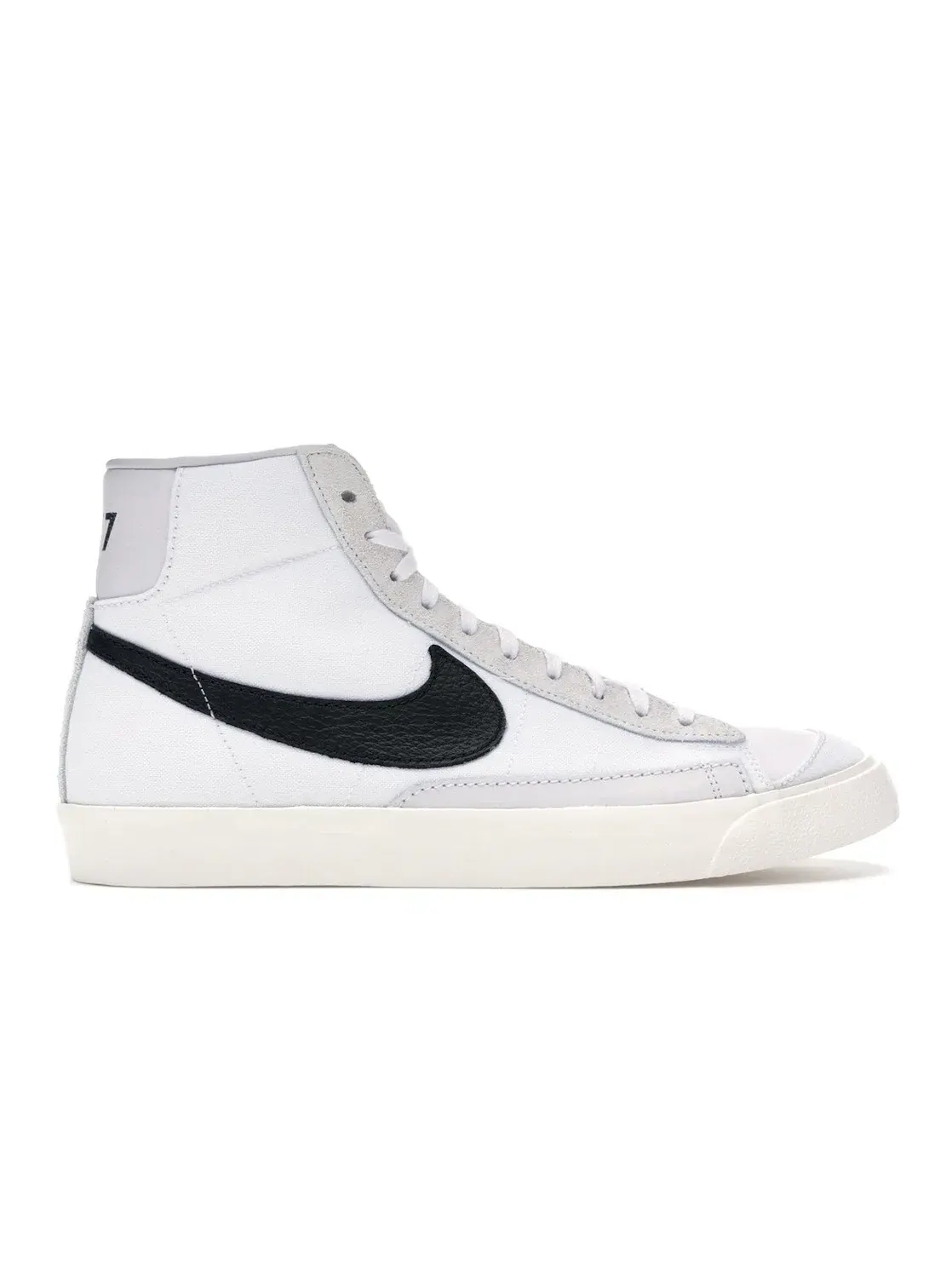 Мужские кроссовки с замшевыми вставками Nike Blazer Mid 77 Vintage — изображение 1 из 4, белый/черный