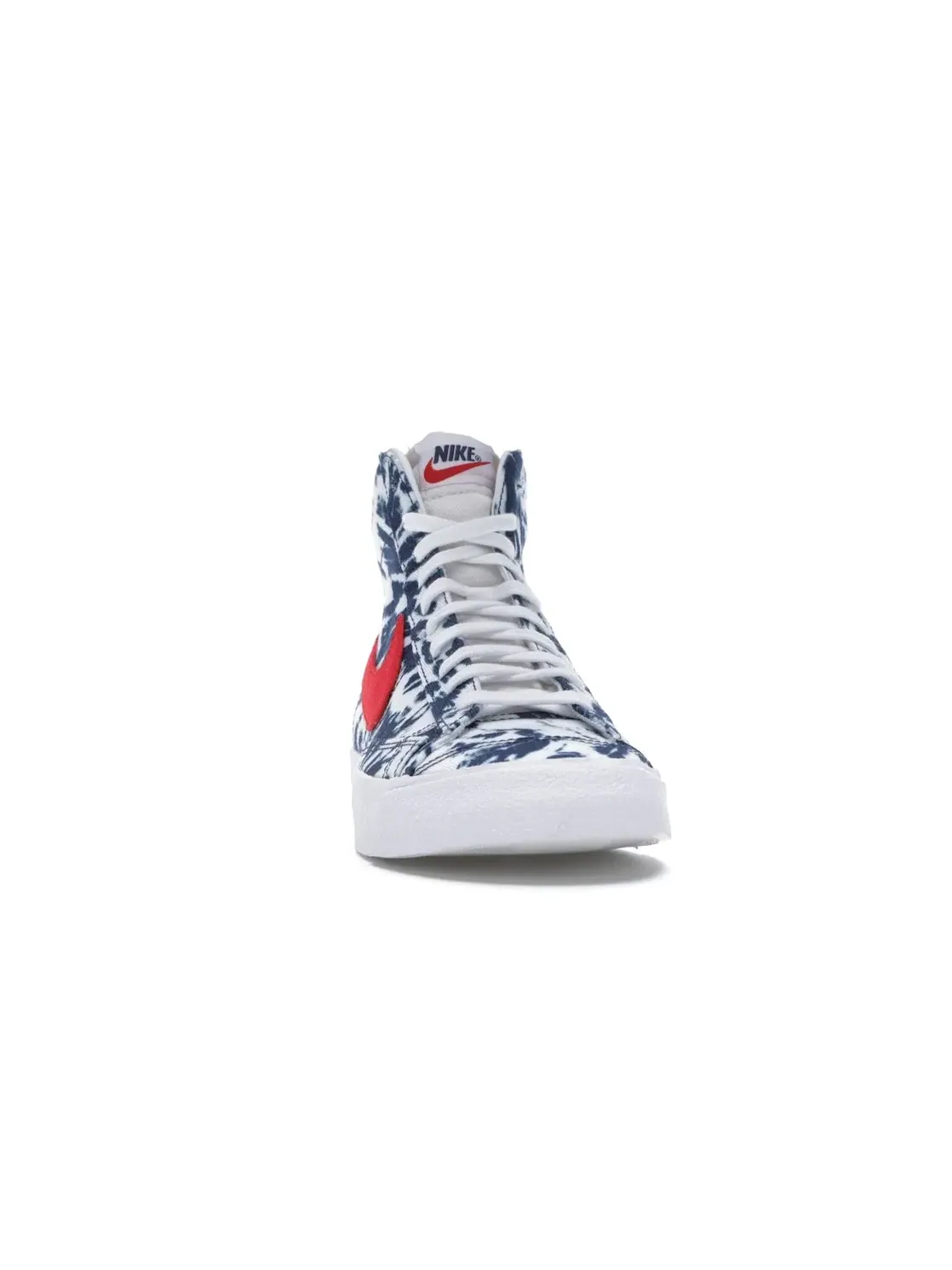 Мужские кроссовки с принтом тай-дай Nike Blazer Mid 77 — изображение 2 из 4, красный/синий-белый