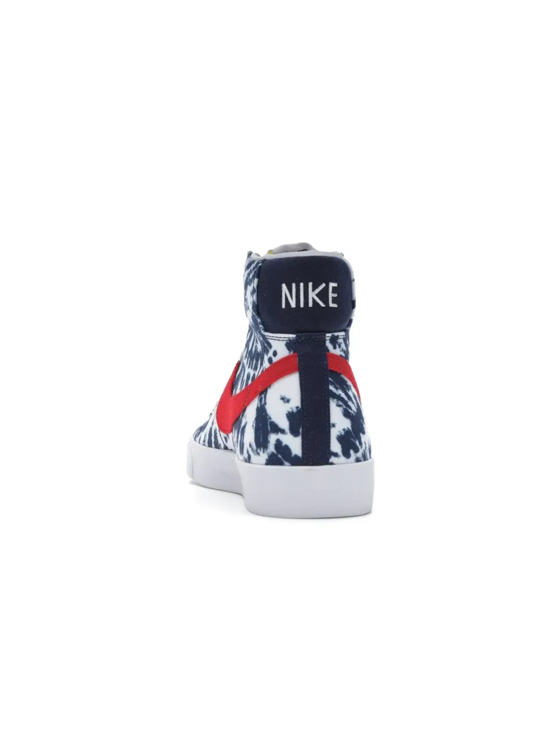Мужские кроссовки с принтом тай-дай Nike Blazer Mid 77 — изображение 4 из 4, красный/синий-белый