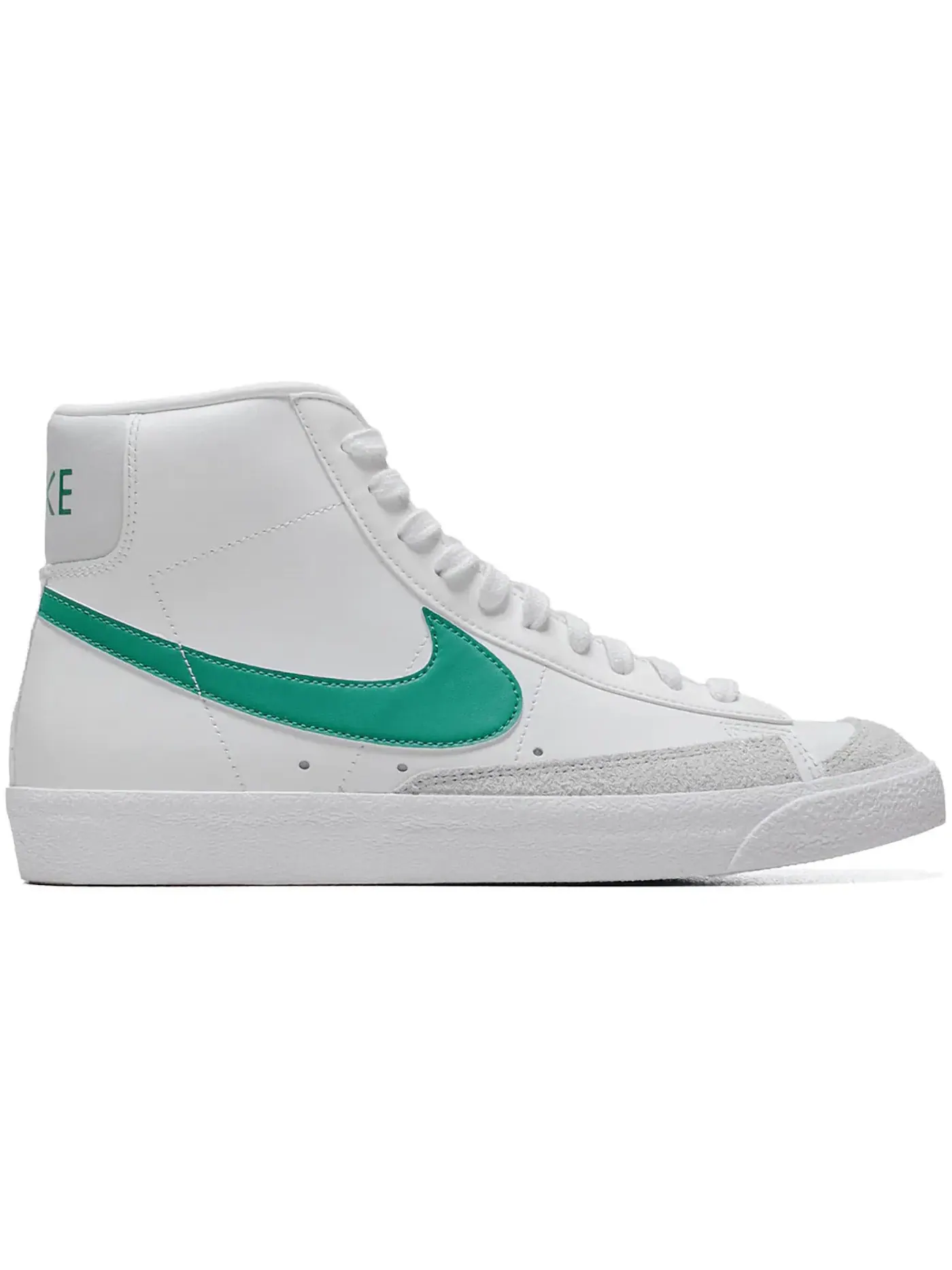 Мужские кроссовки с ретро-дизайном Nike Blazer Mid '77 Vintage Nike — изображение 1 из 1, белый//белый