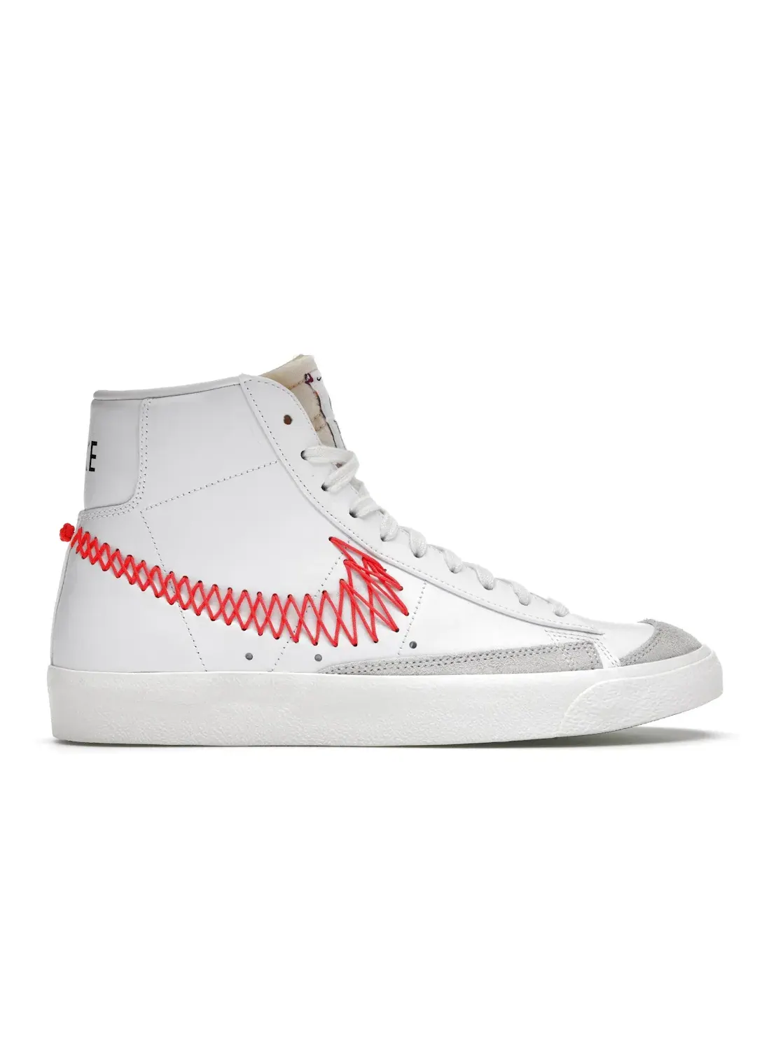 Мужские кроссовки Lifestyle с принтом Zig Zag Nike Blazer Mid 77 Vintage — изображение 1 из 4, белый/-белый-яркий