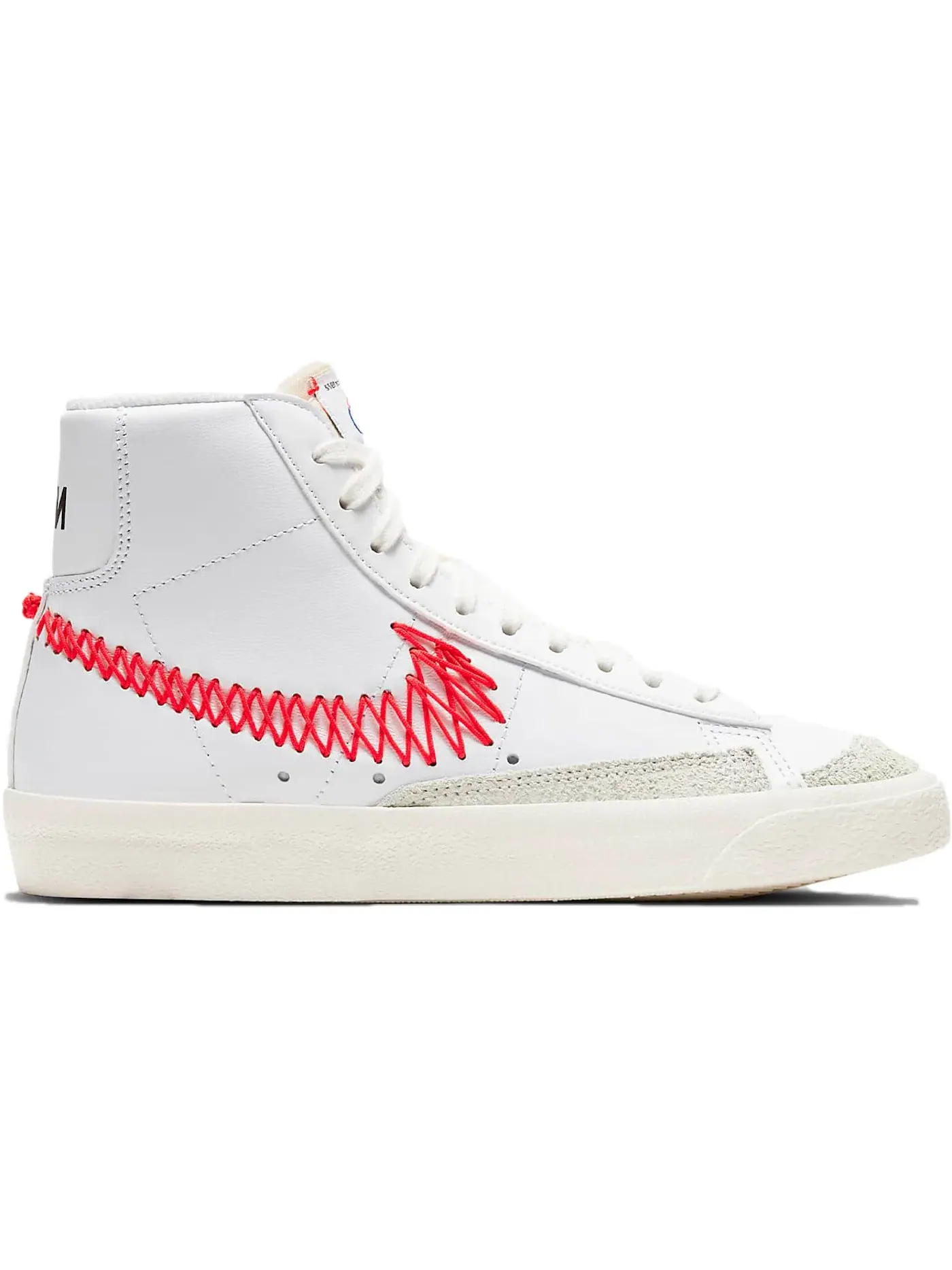 Детские кроссовки с ретро-дизайном Nike Blazer Mid 77 Vintage Nike — изображение 1 из 1, белый//белый/яркий