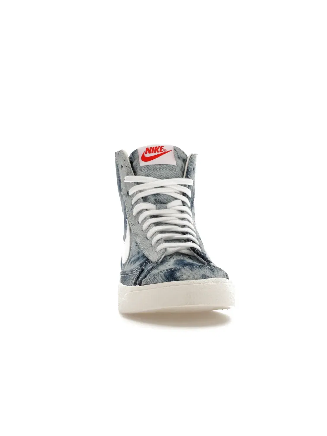Женские кроссовки повседневный Nike Blazer Mid 77 — изображение 2 из 4, мульти-/белый--красный