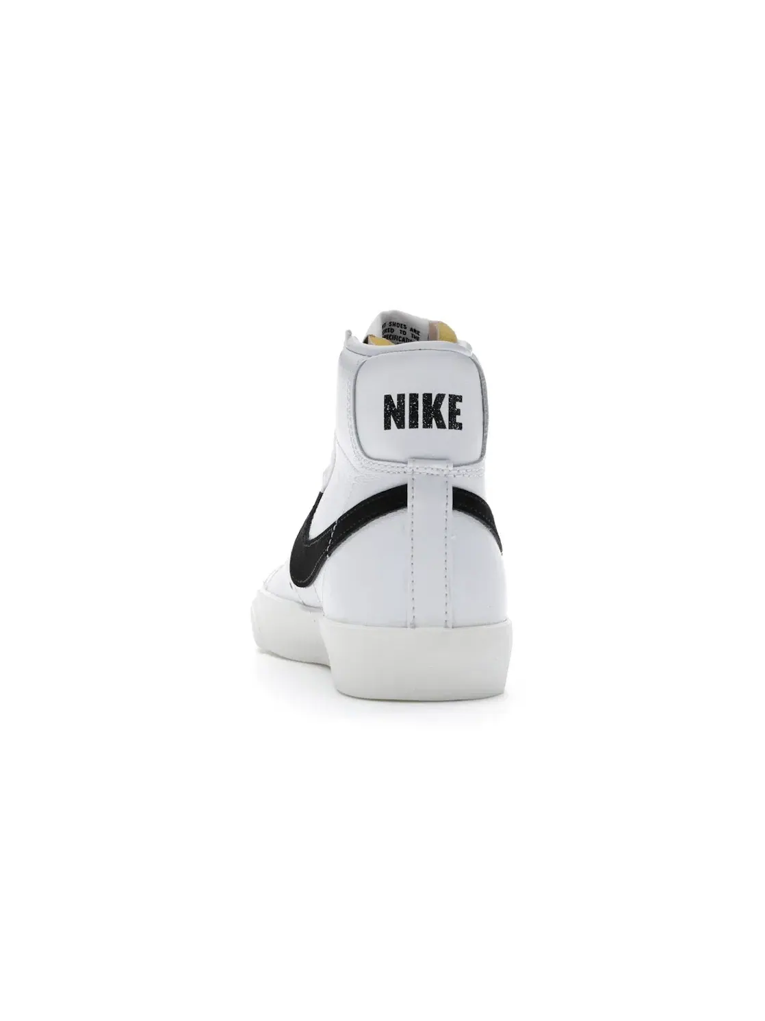 Женские кроссовки кожаные Nike Blazer Mid 77 — изображение 4 из 4, белый/-черный