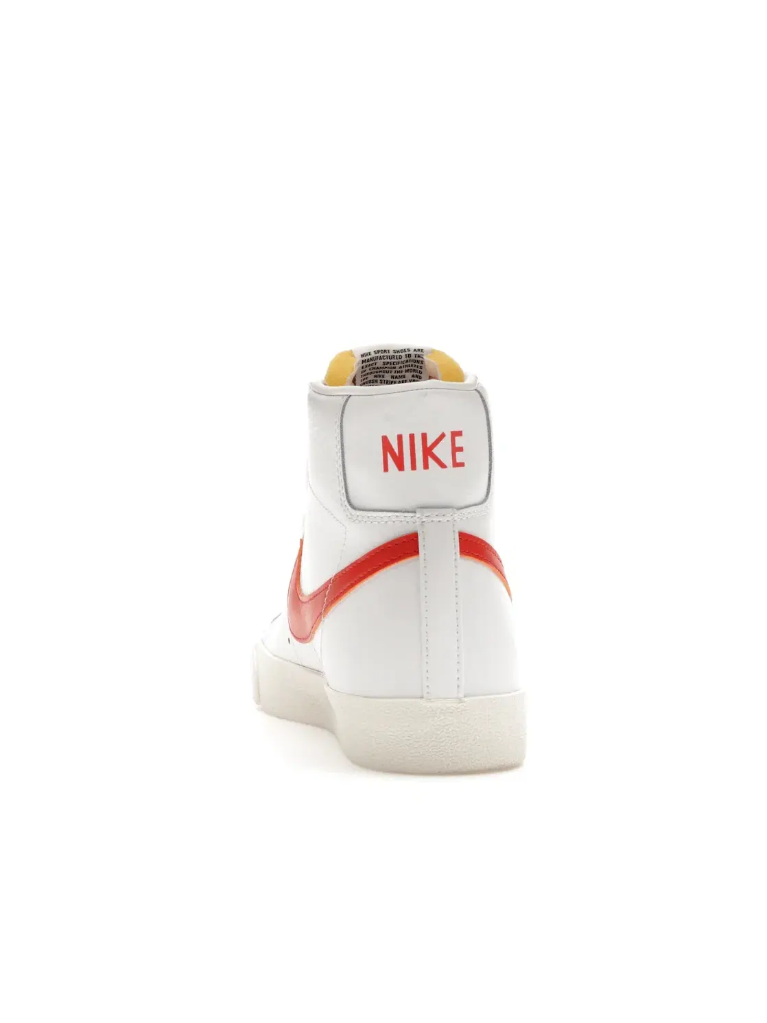 Мужские кроссовки с низким верхом Nike Blazer Mid 77 Vintage — изображение 4 из 4, белый/оранжевый