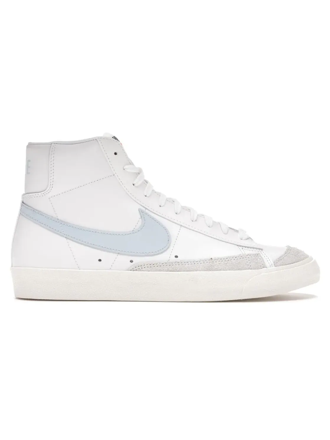 Мужские кроссовки с высоким верхом Nike Blazer Mid 77 — изображение 1 из 4, белый/синий