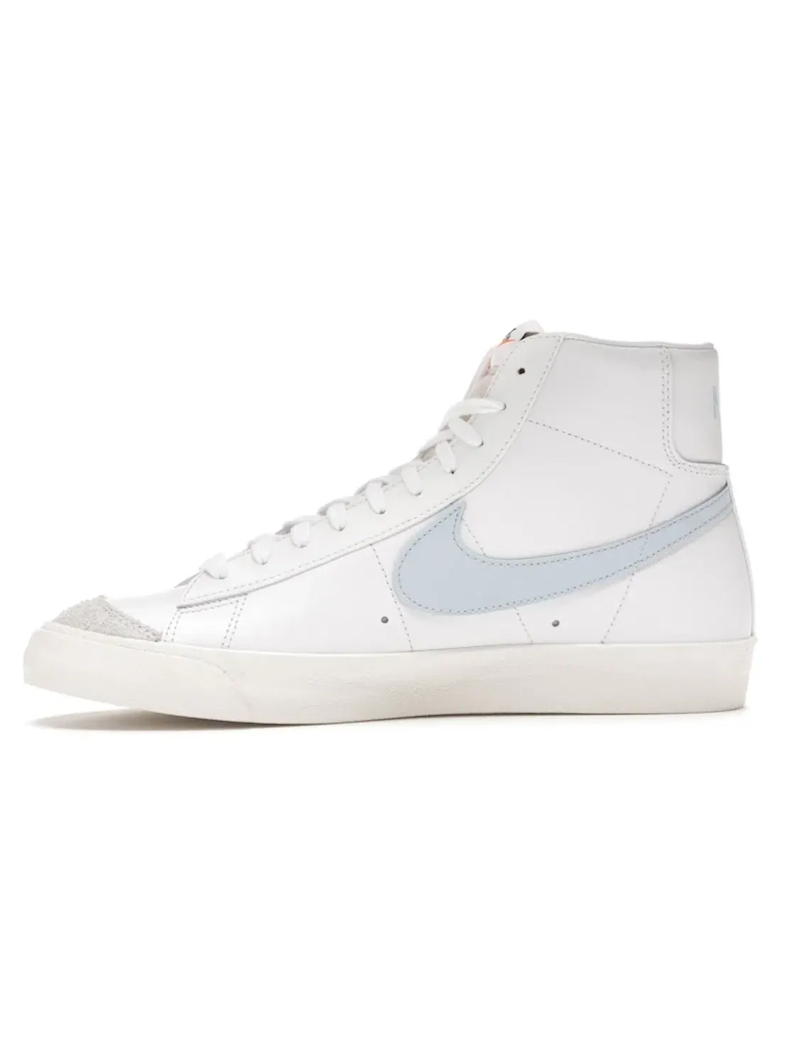 Мужские кроссовки с высоким верхом Nike Blazer Mid 77 — изображение 3 из 4, белый/синий