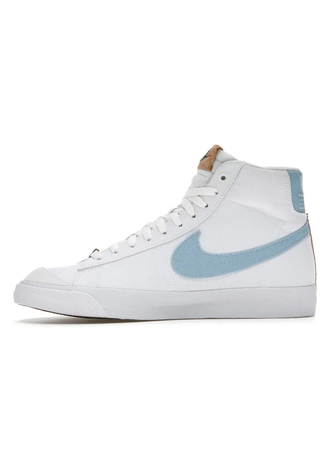 Мужские кроссовки с принтом Nike Blazer Mid 77 — изображение 3 из 4, белый//белый