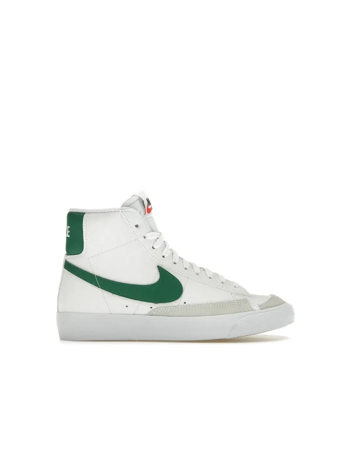 Детские кроссовки с высоким верхом Nike Blazer Mid 77 Nike — изображение 1 из 4, белый/зеленый/черный