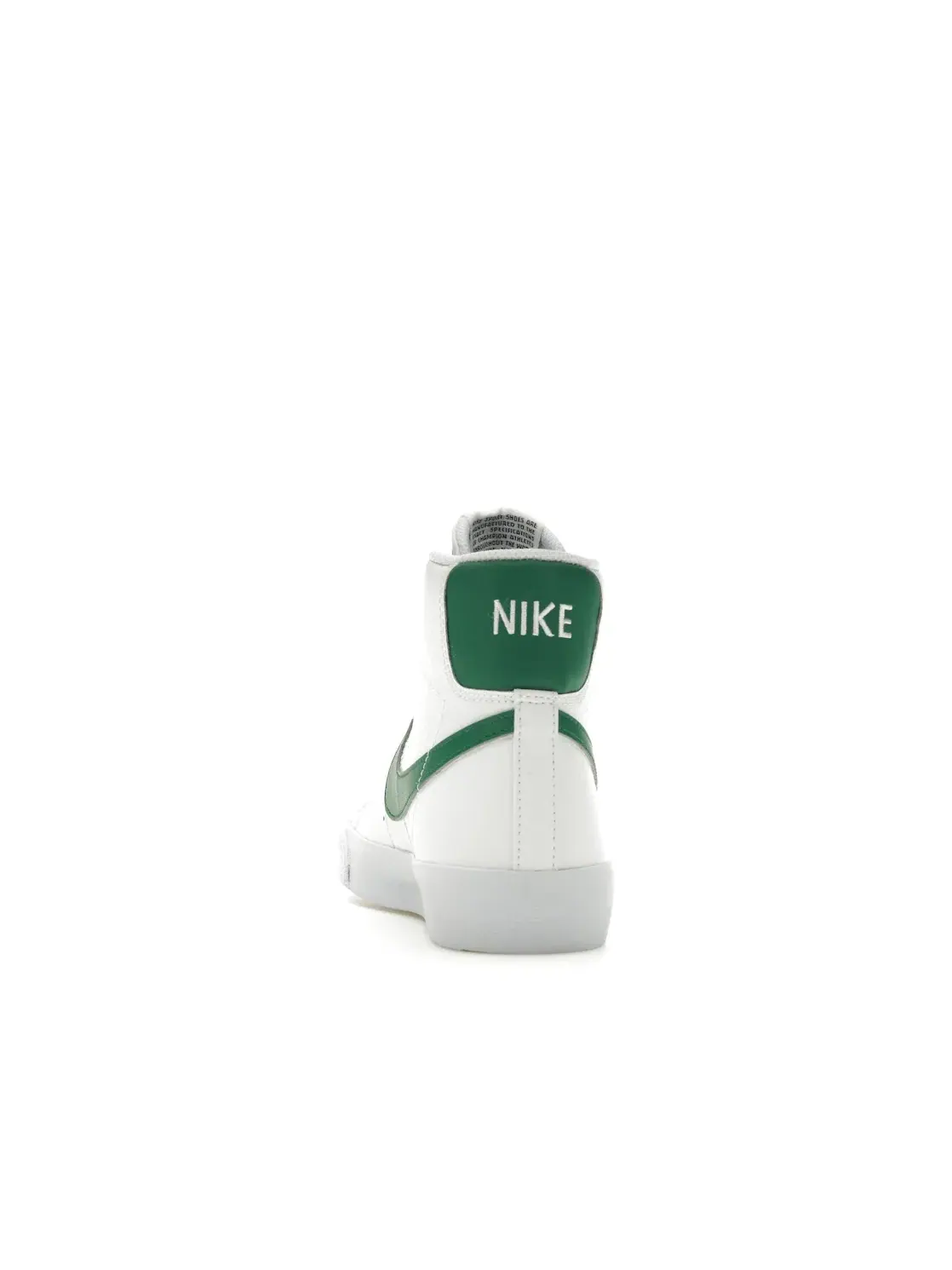 Детские кроссовки с высоким верхом Nike Blazer Mid 77 Nike — изображение 4 из 4, белый/зеленый/черный